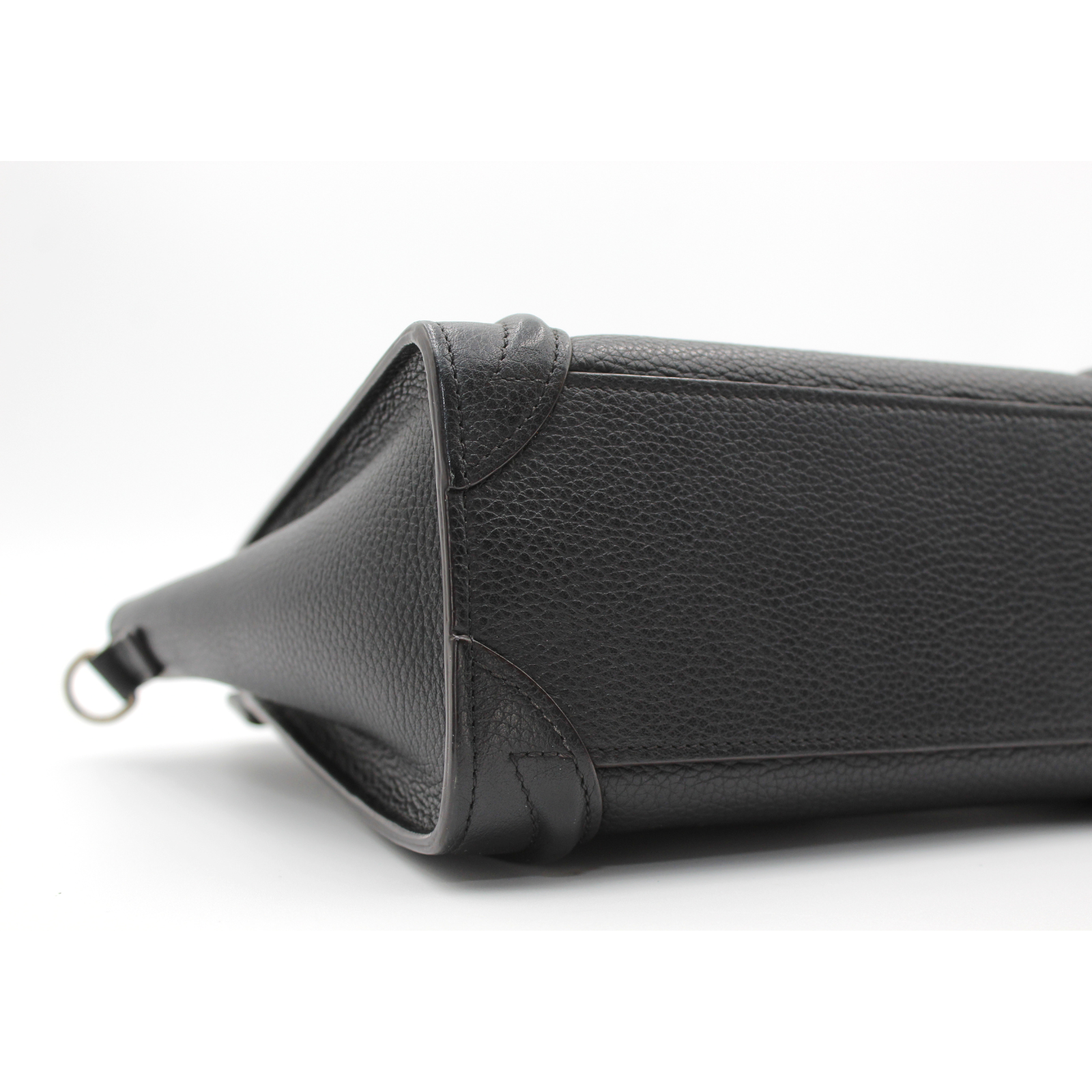 Luggage Nano Calf Black Handbag