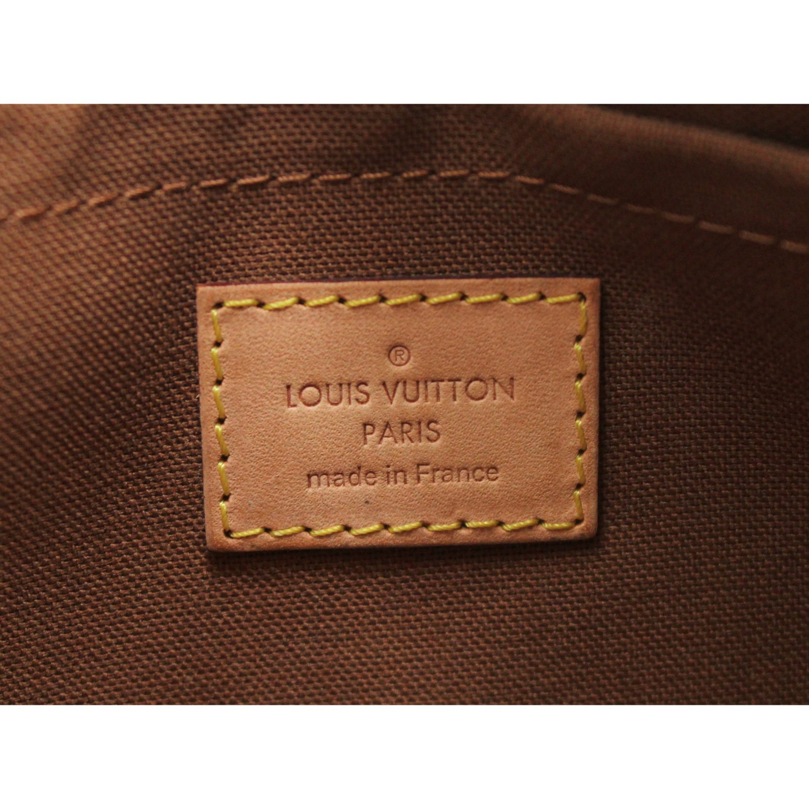 Thames GM Monogram Coated Canvas Marron Shoulder Bag