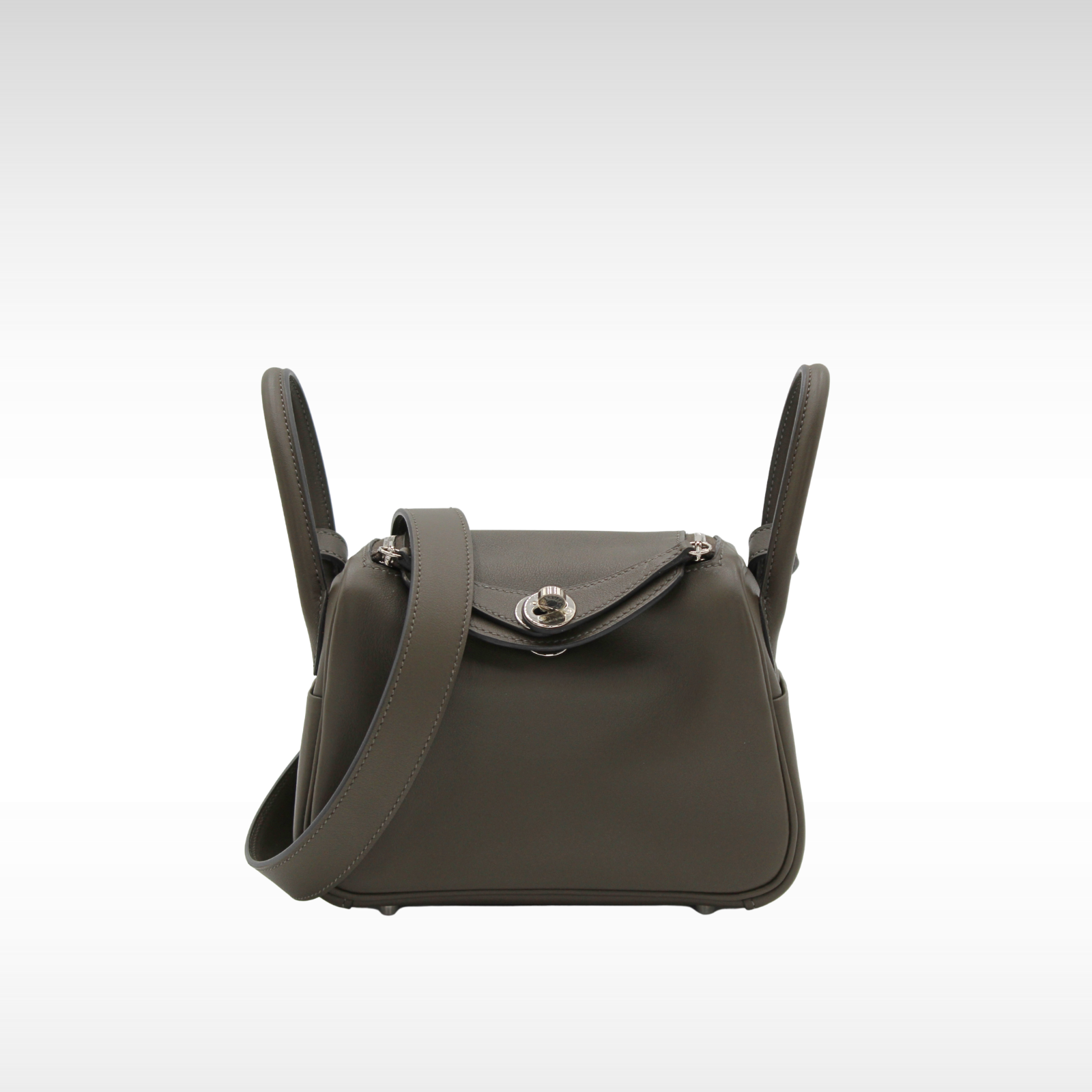 Lindy Mini Swift Vert Maquis Shoulder Bag
