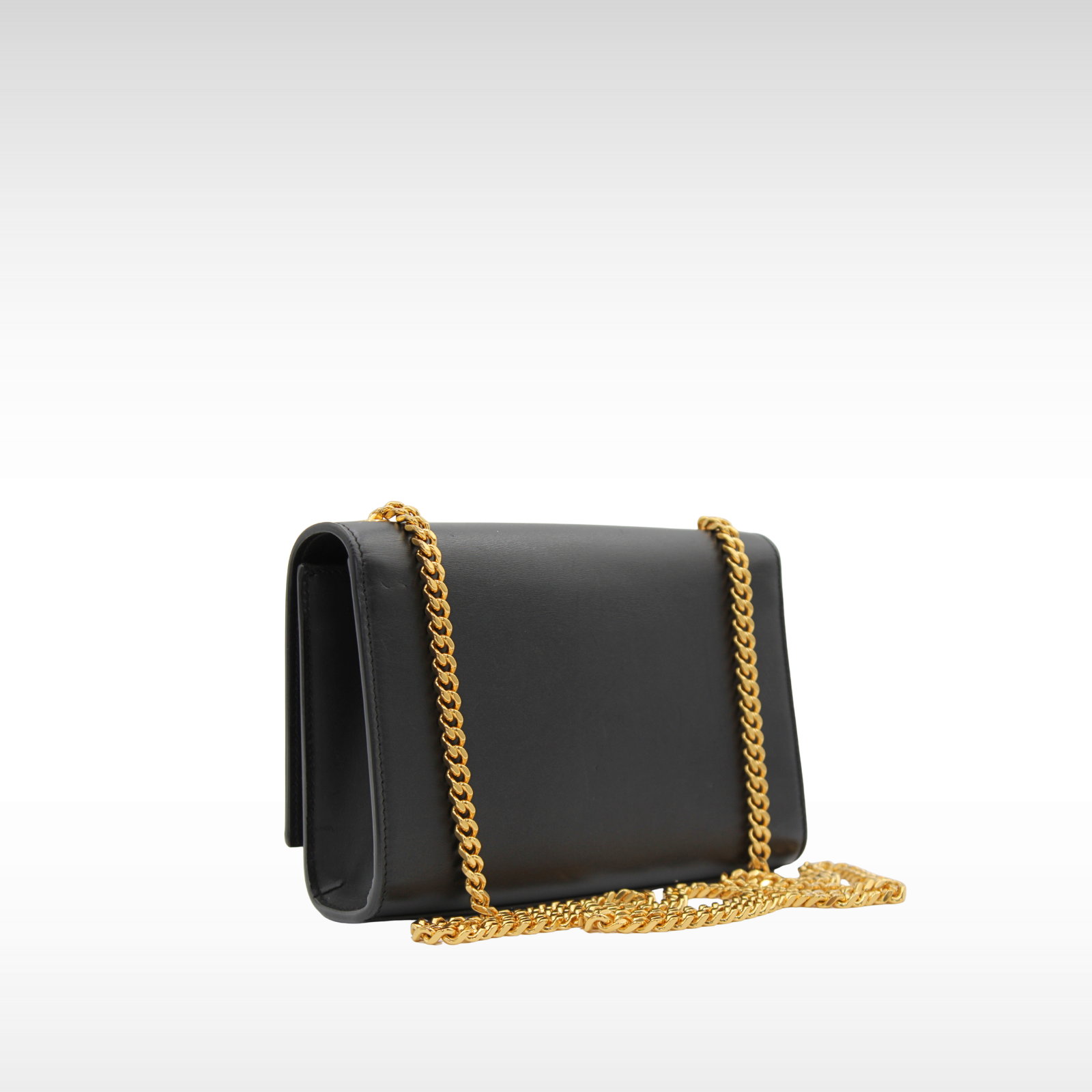 Kate Small Calf Black Shoulder Bag