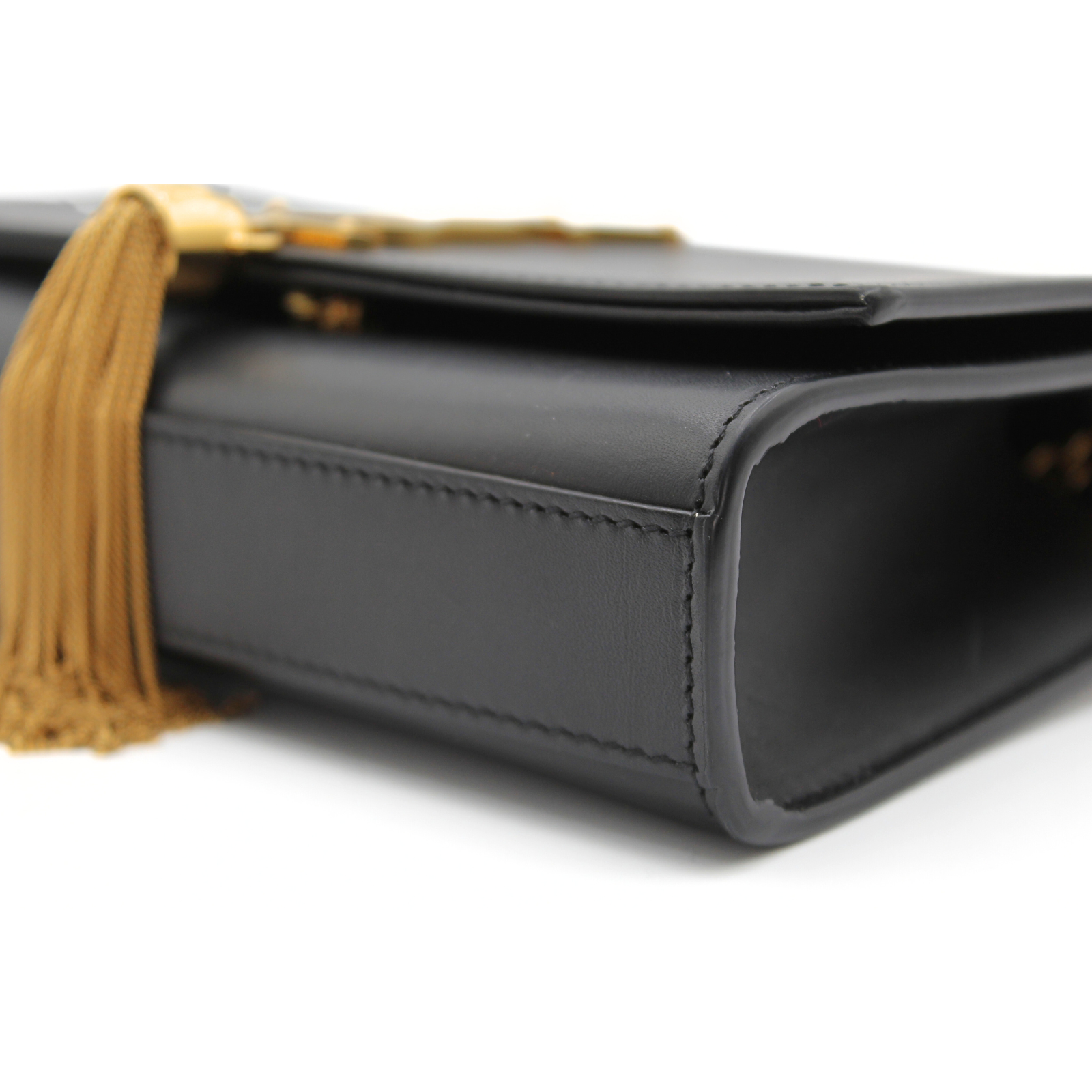 Kate Small Calf Black Shoulder Bag