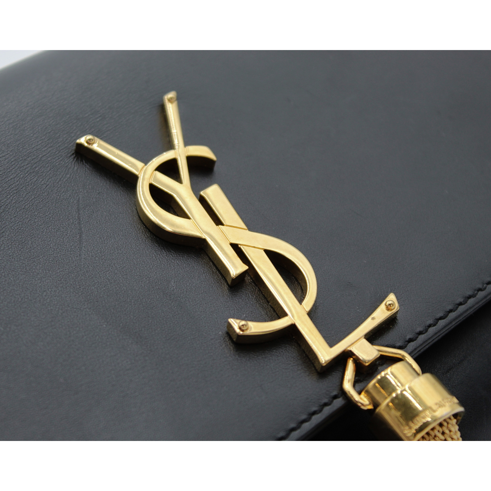 Kate Small Calf Black Shoulder Bag