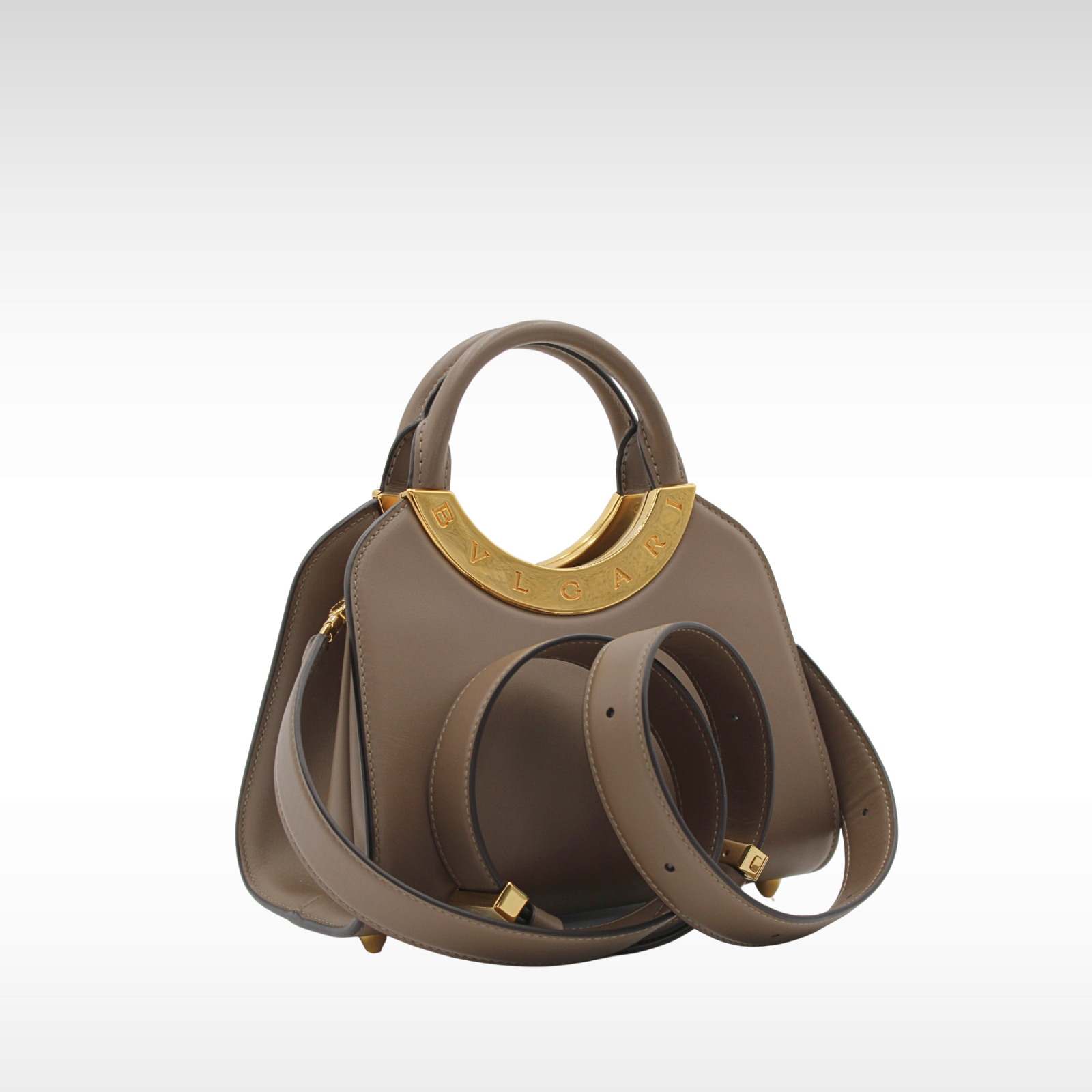 Roma Calf Brown Handbag