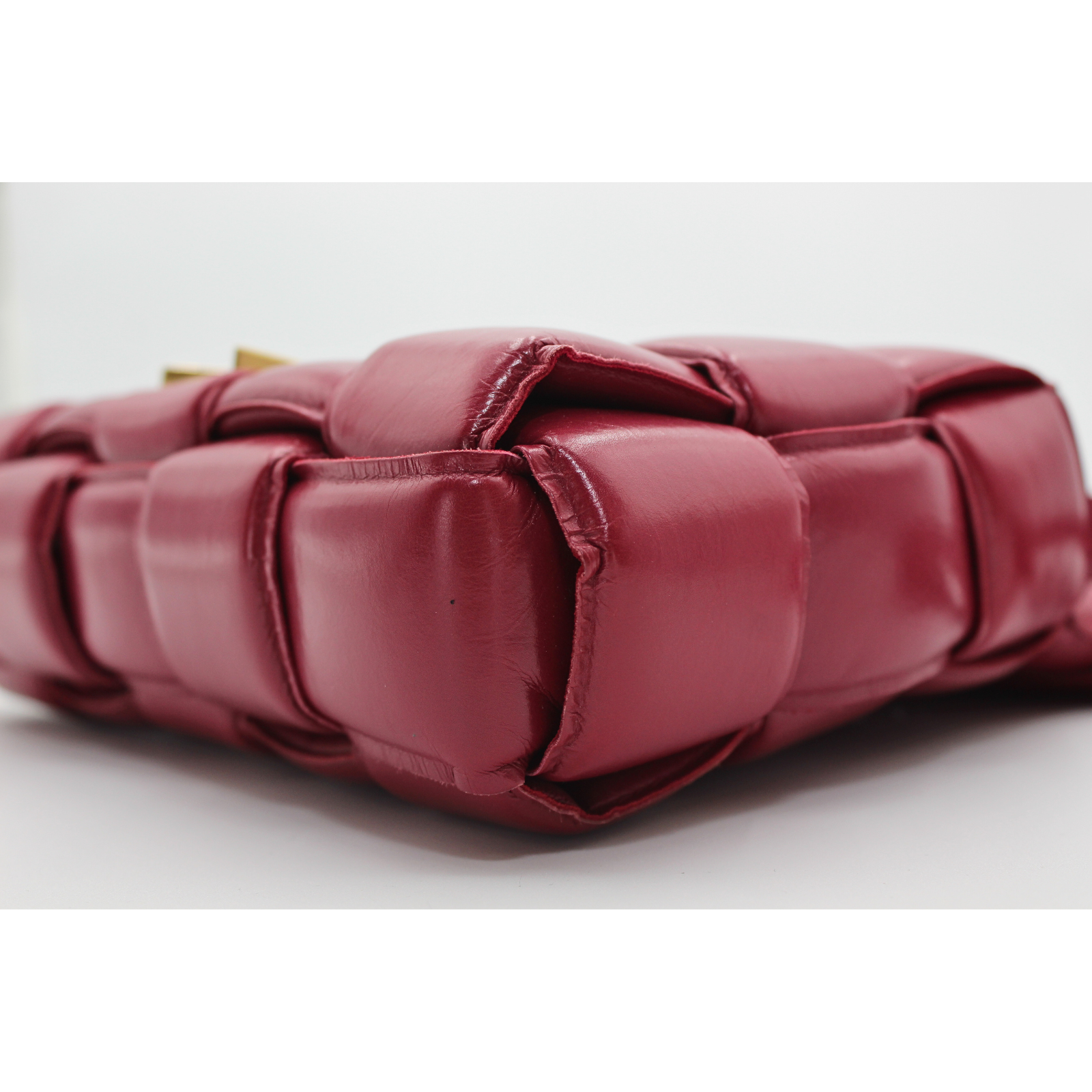 Padded Cassette Lamb Shoulder Bag