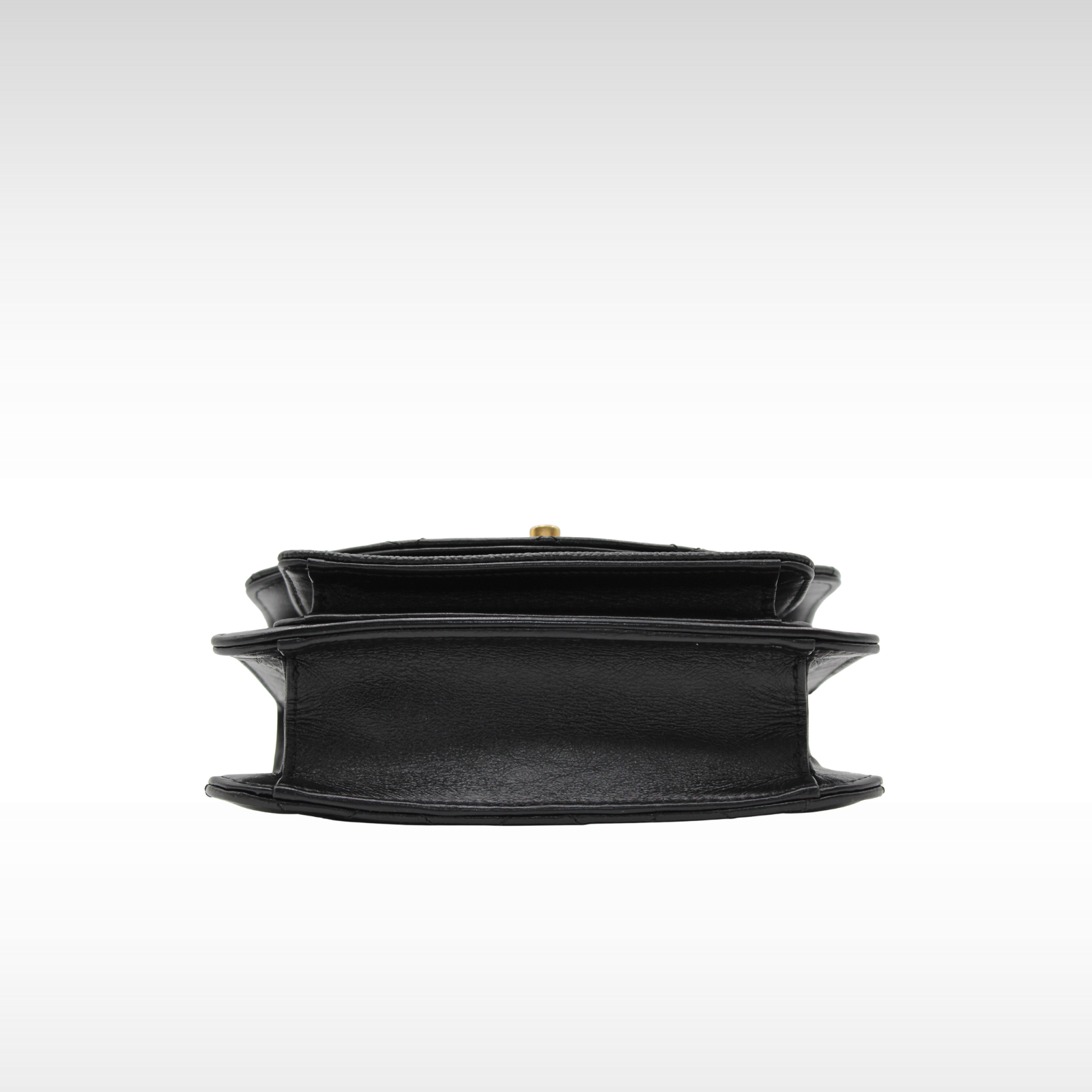 Calf Black Shoulder Bag