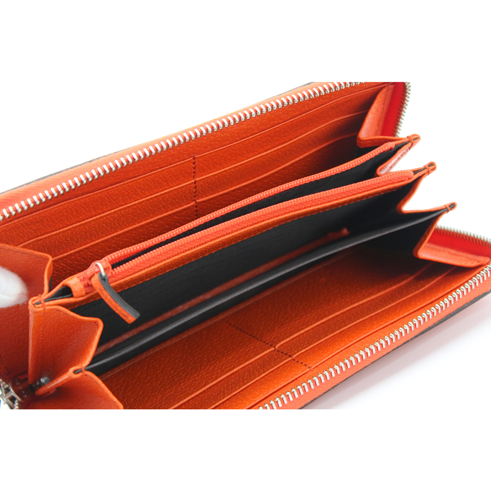 Calf Orange Wallet