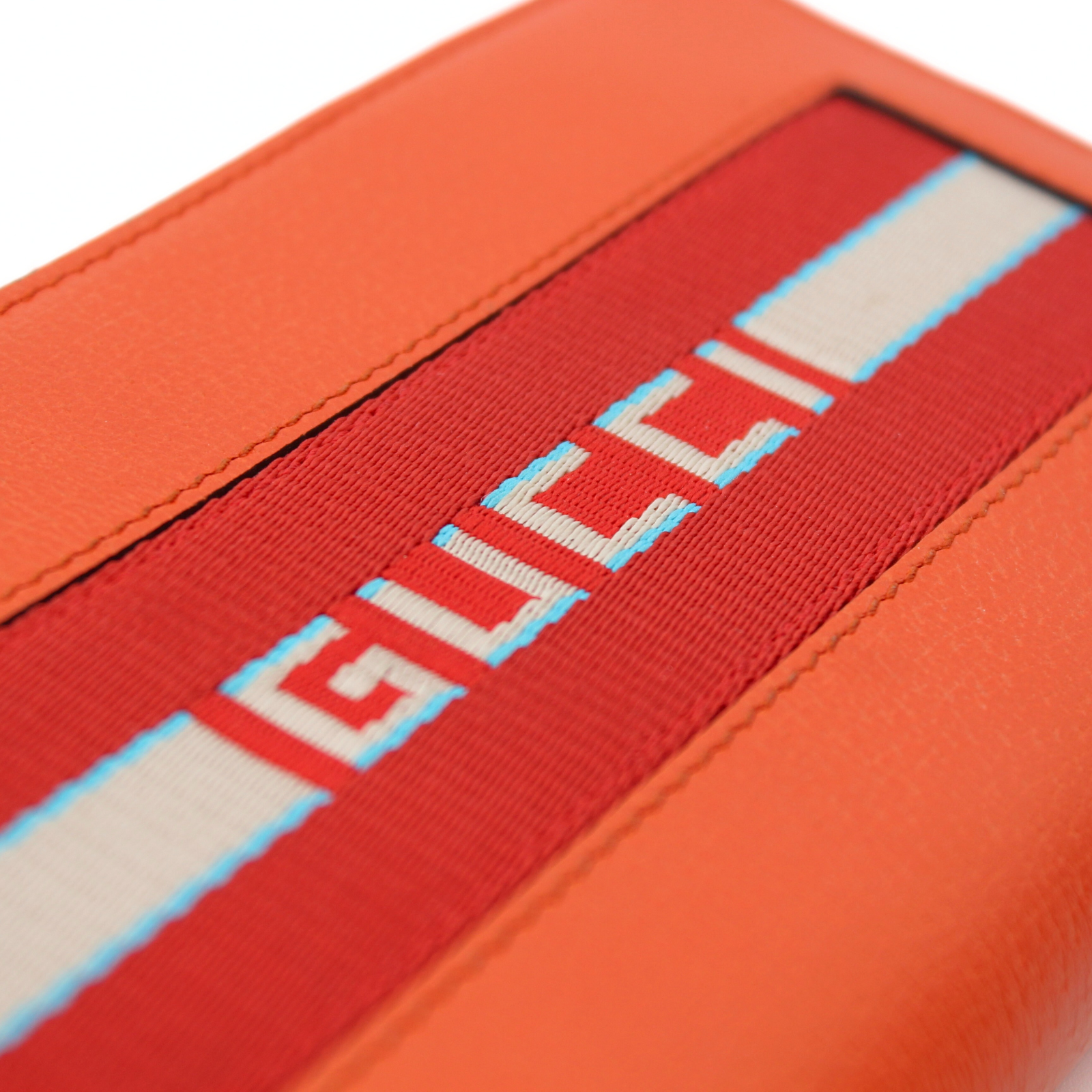 Calf Orange Wallet
