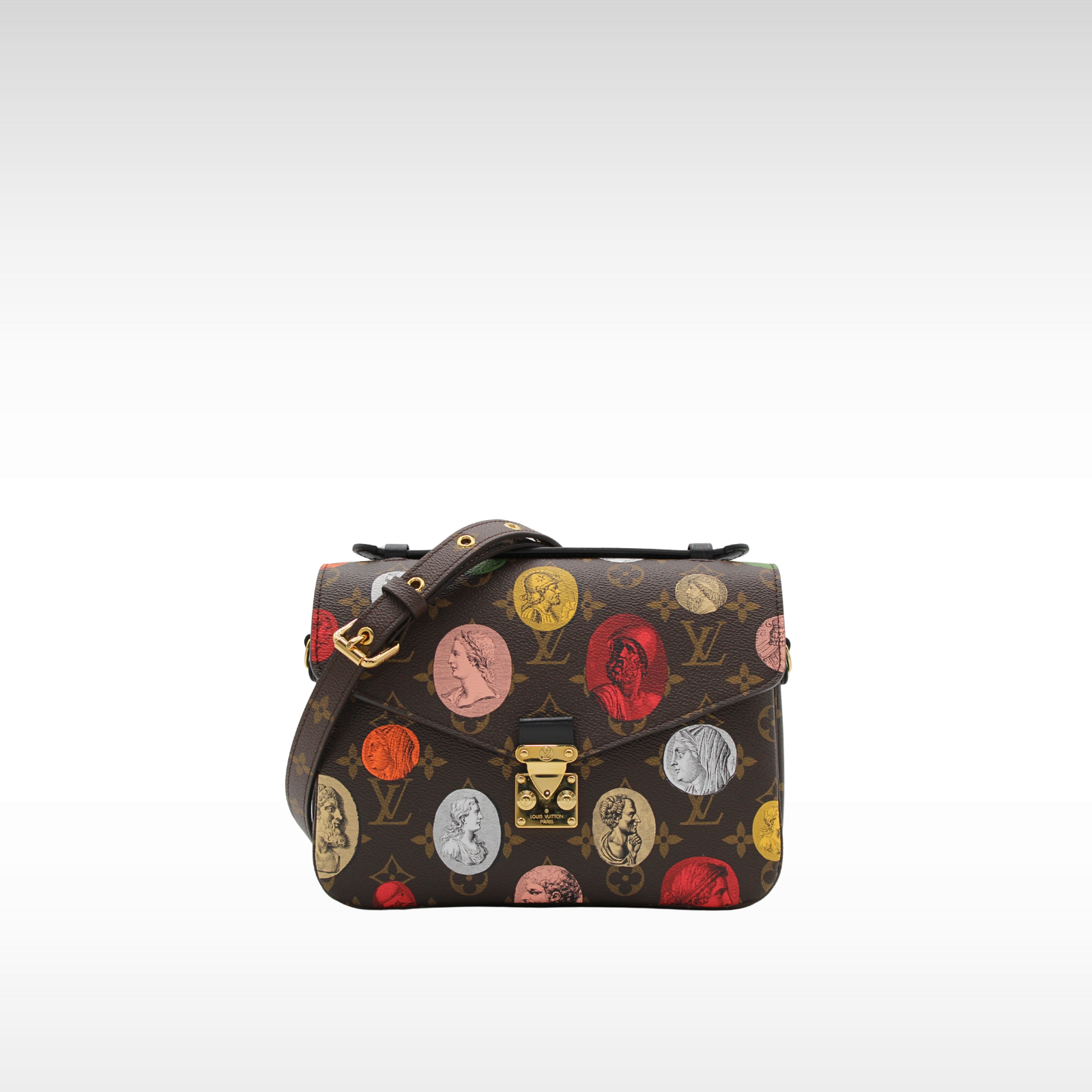 Pochette Metis MM Monogram Fornasetti Cameo Handbag