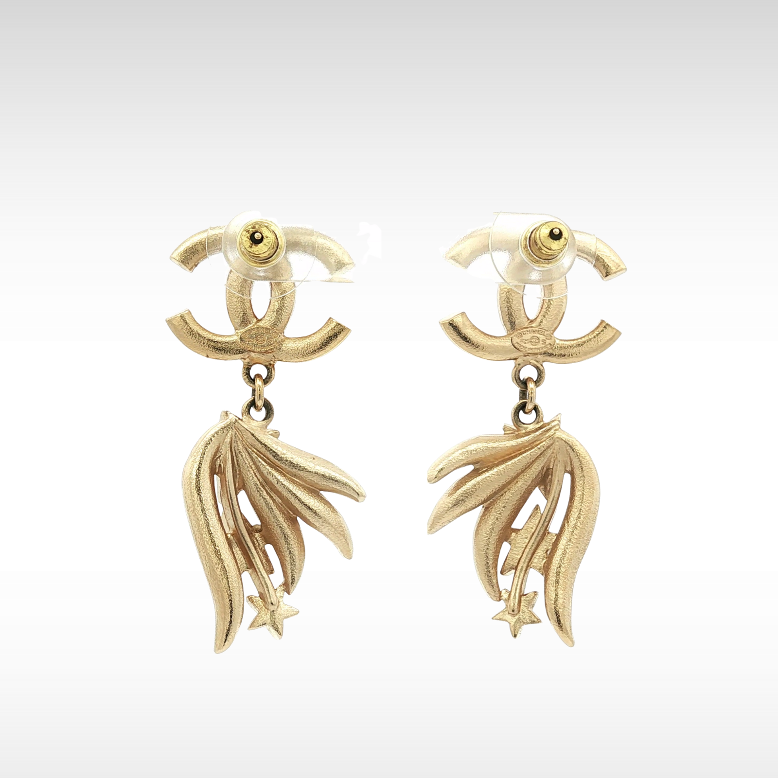 Metal Yellow Earrings