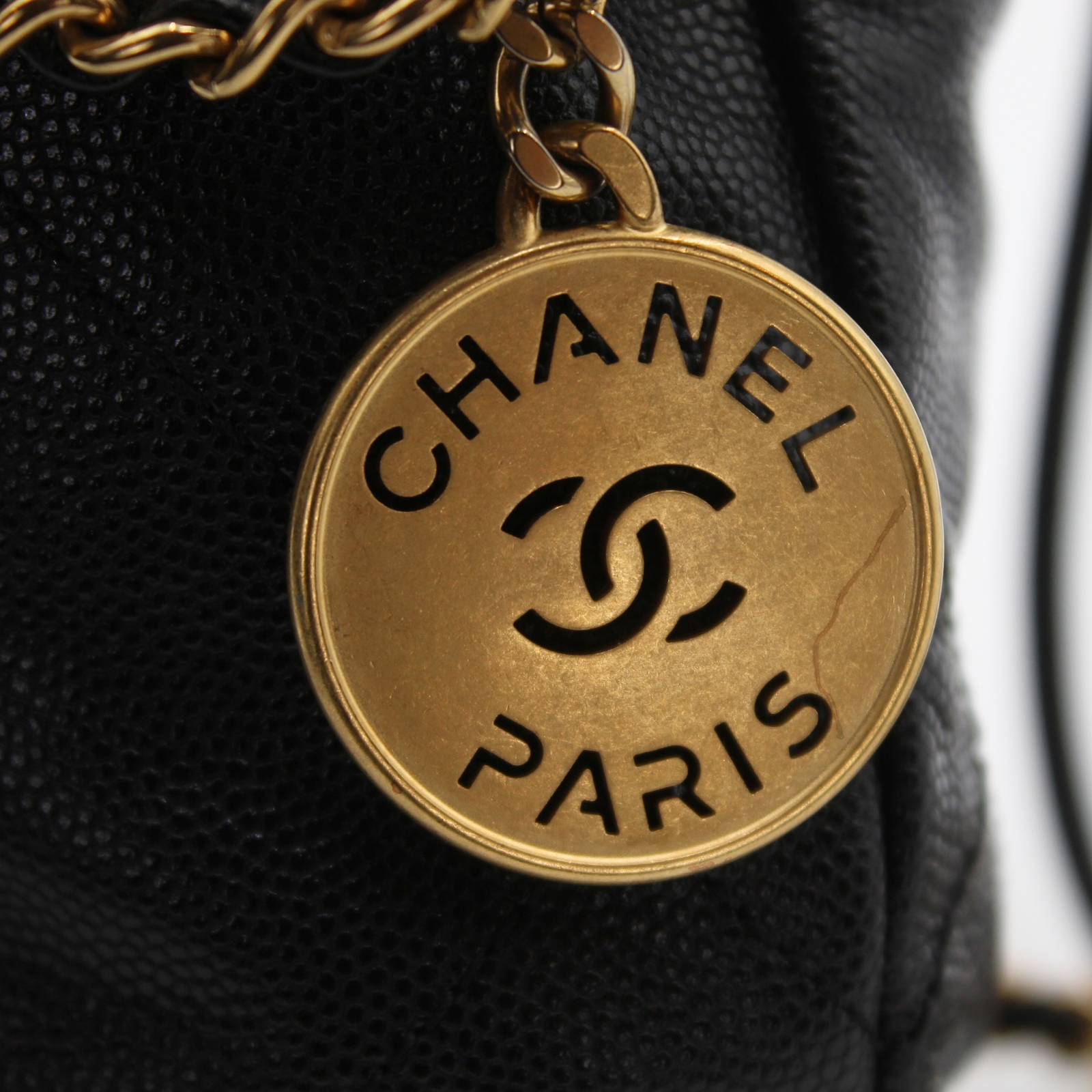 Chanel 22 Mini Caviar Black Shoulder Bag