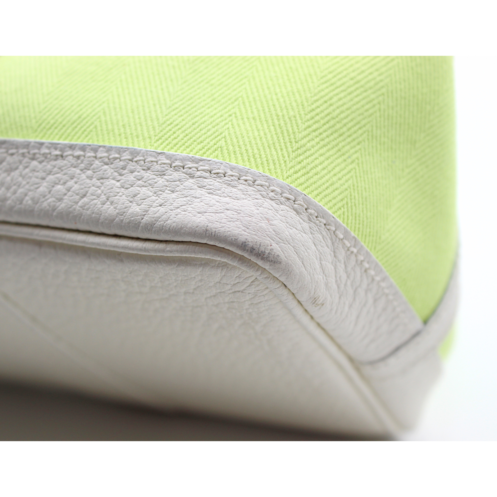 Garden Party 30 Toile Chevron Lime+White Tote Bag