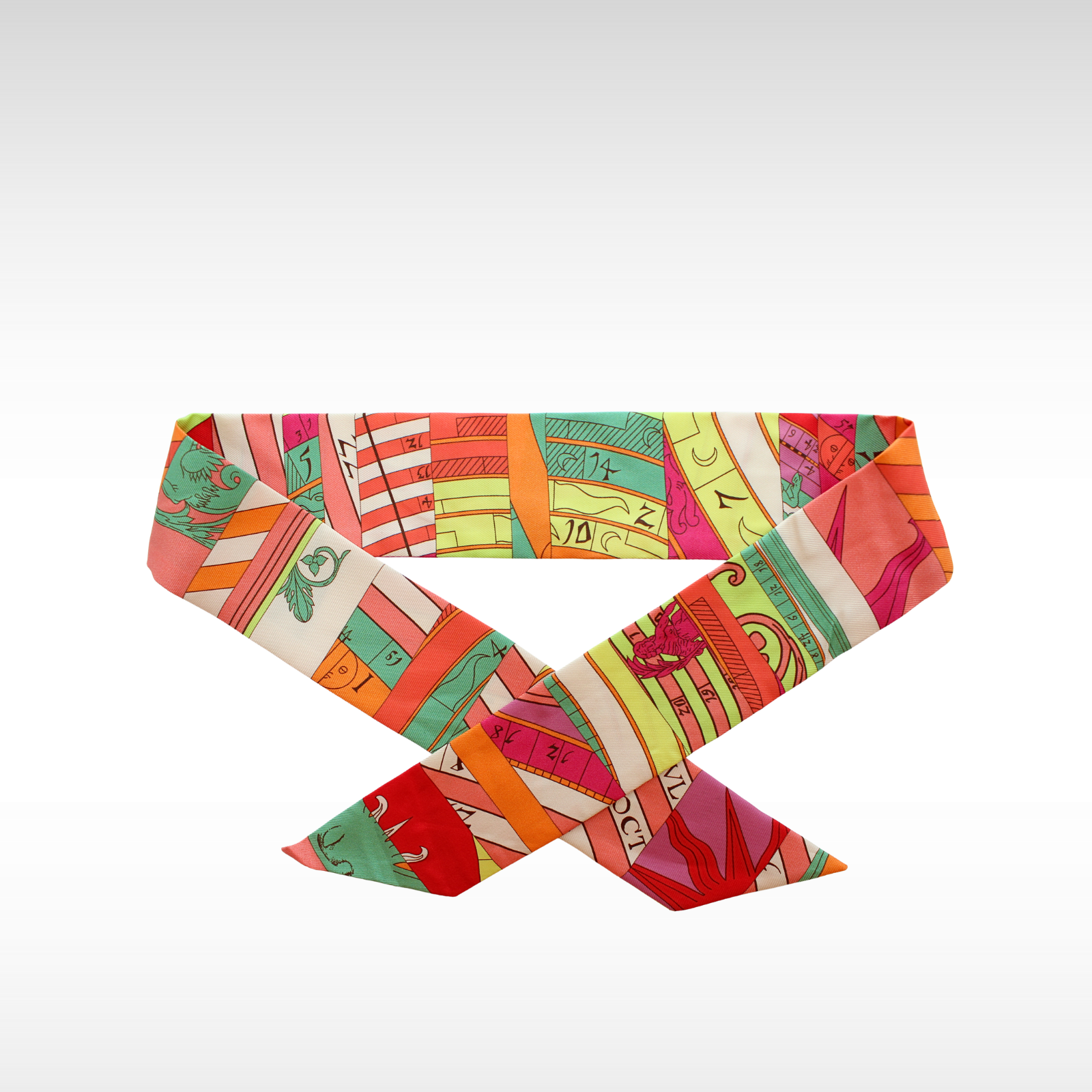 Twilly Astrologie Red Scarf