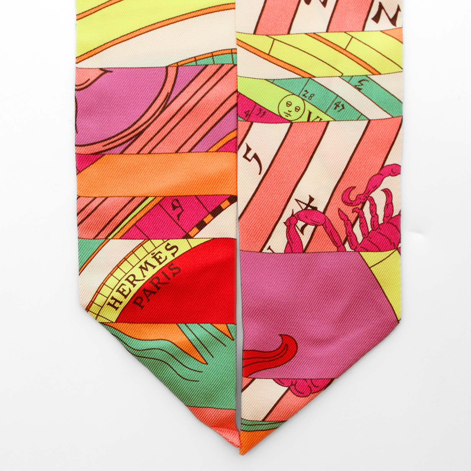 Twilly Astrologie Red Scarf