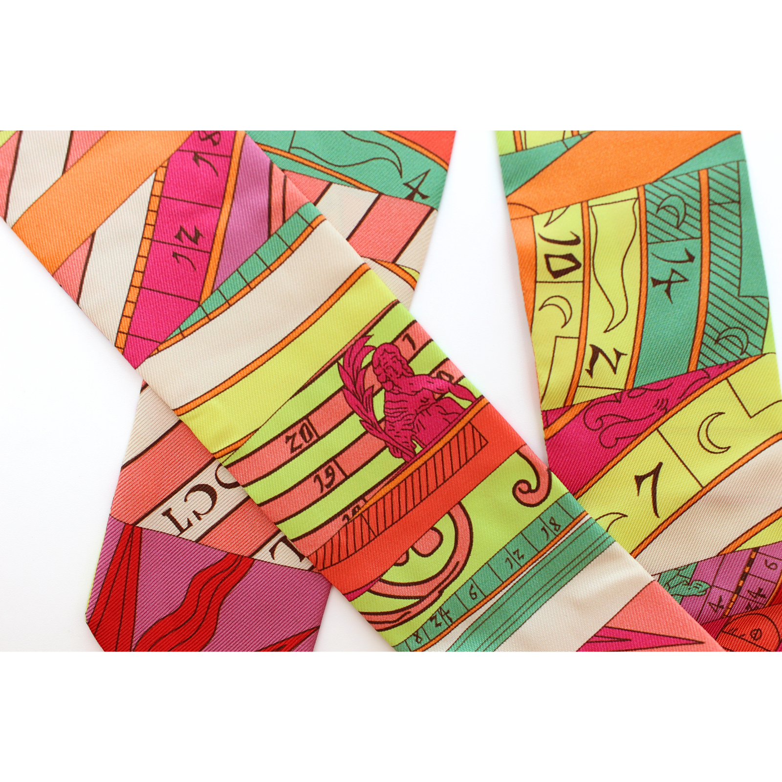 Twilly Astrologie Red Scarf