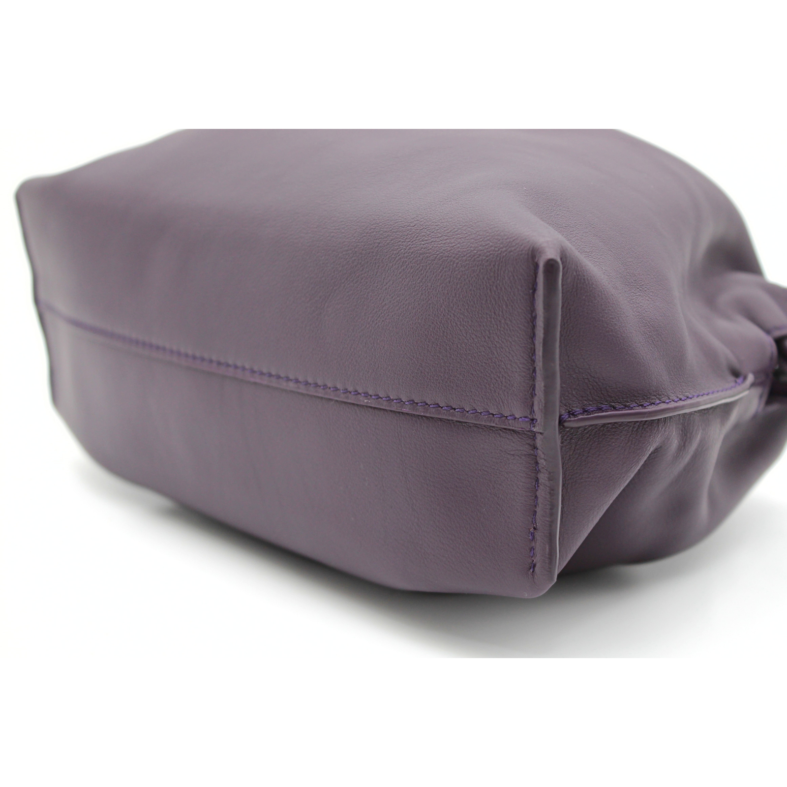 Flamenco Clutch Mini Calf Purple Crossbody Bag