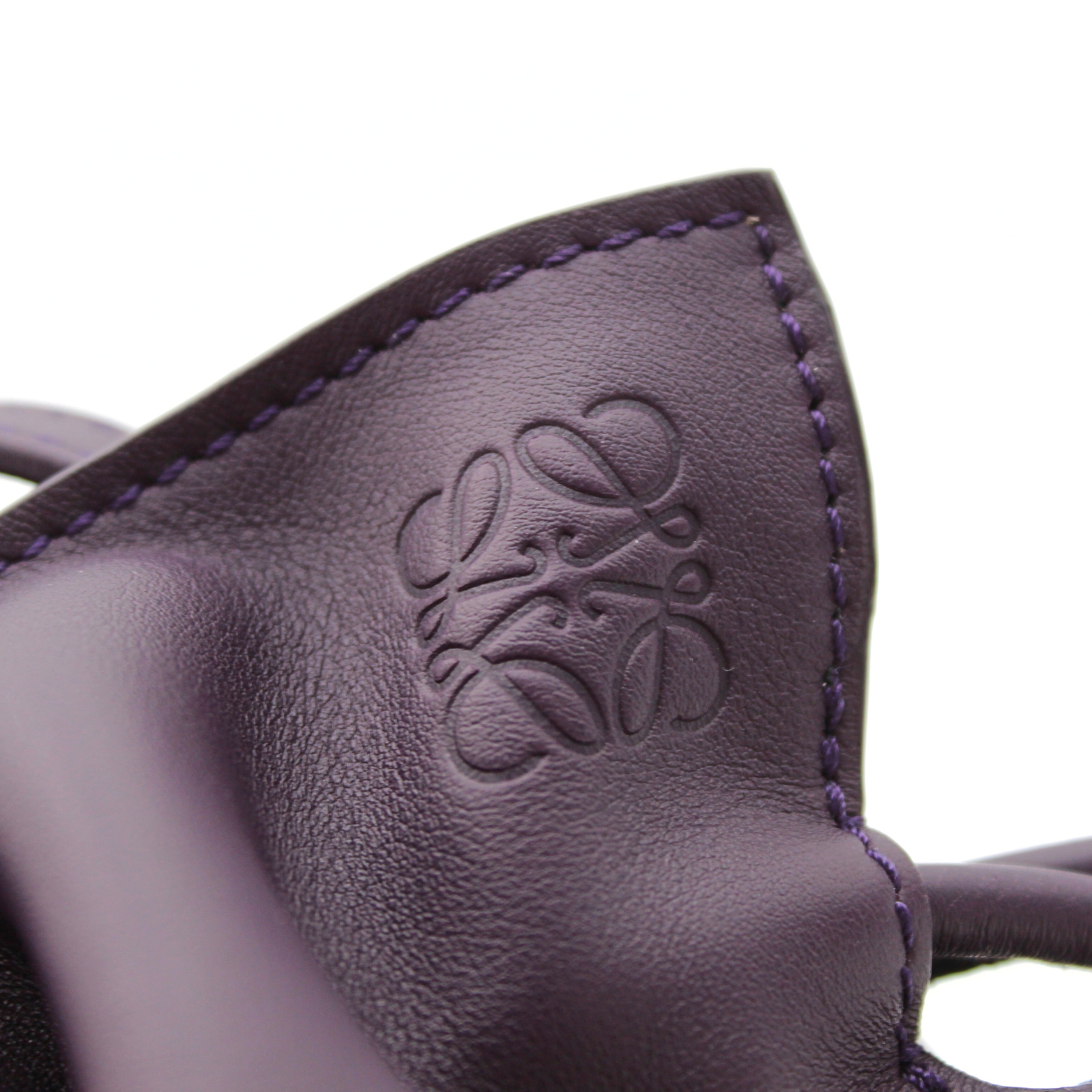 Flamenco Clutch Mini Calf Purple Crossbody Bag