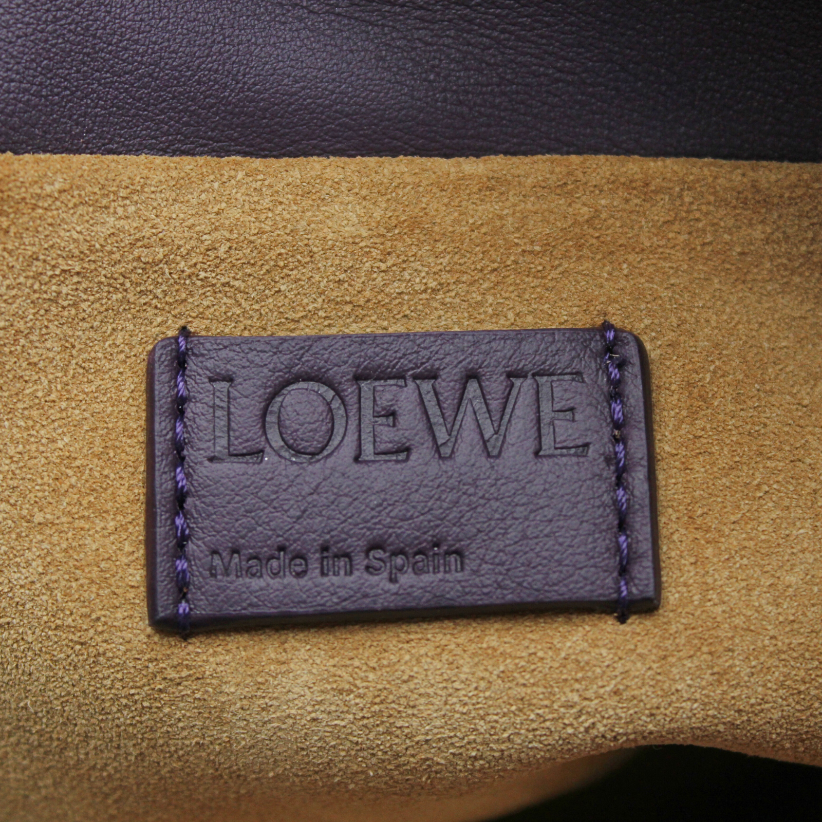 Flamenco Clutch Mini Calf Purple Crossbody Bag