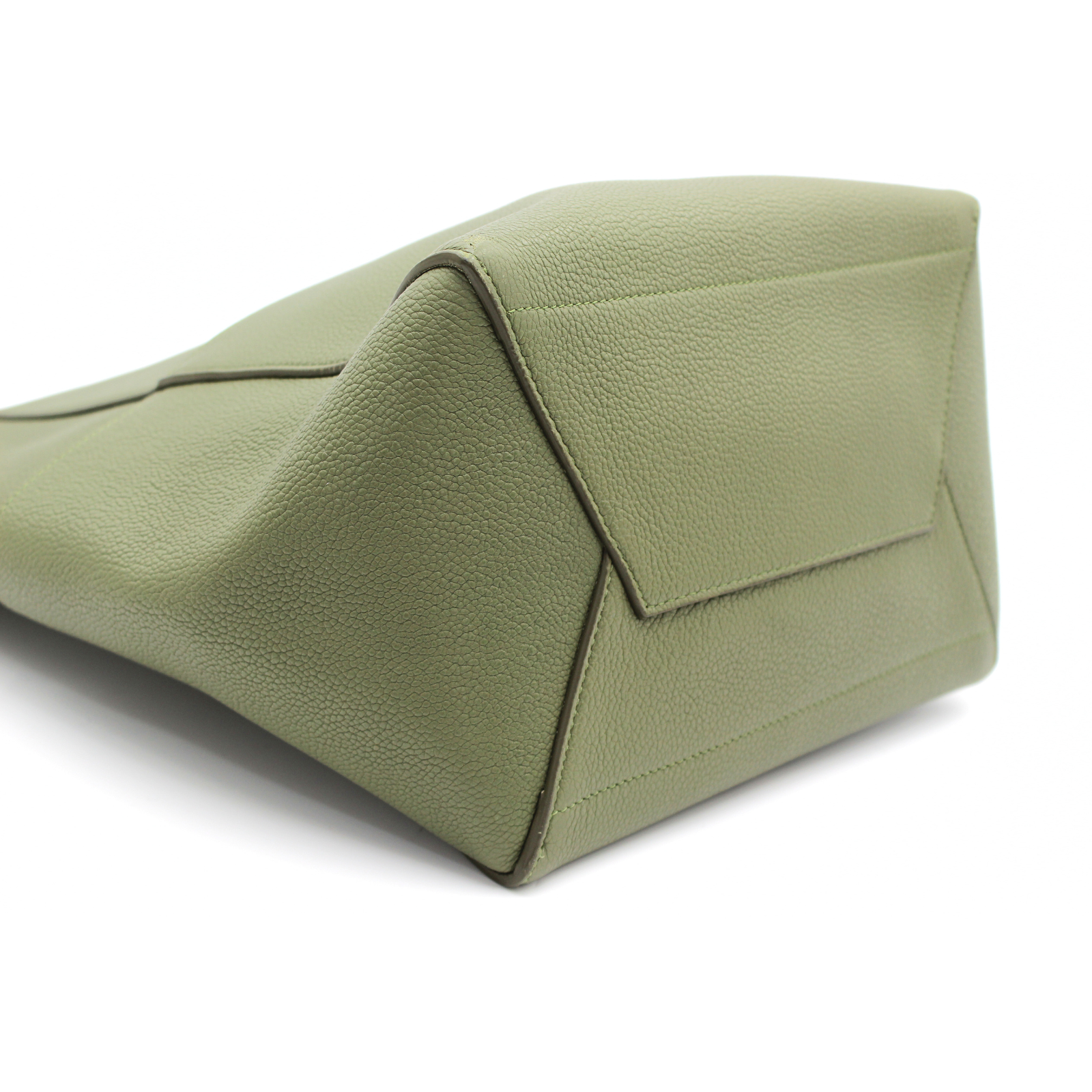 Sangle Bucket Calf Khaki Shoulder Bag