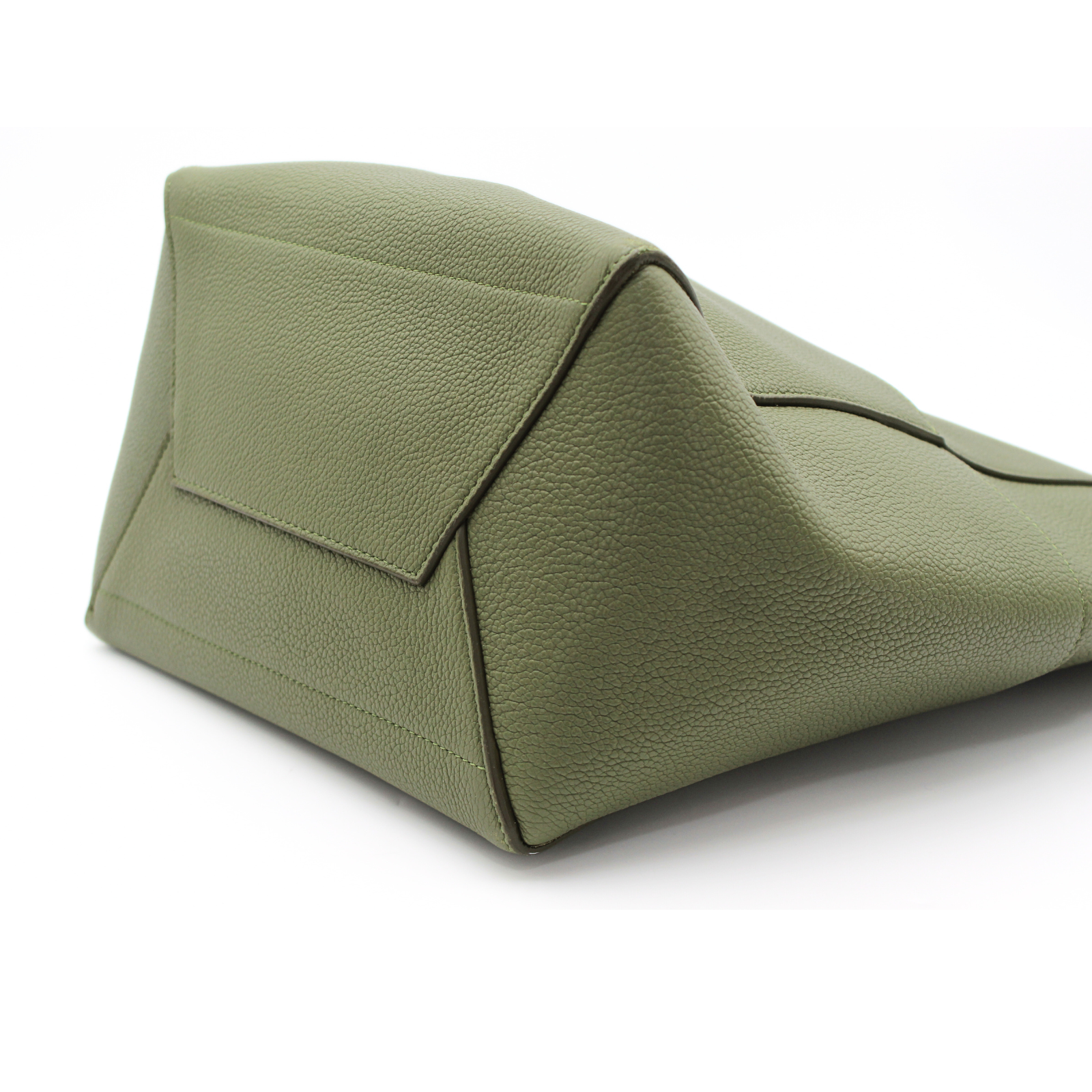 Sangle Bucket Calf Khaki Shoulder Bag