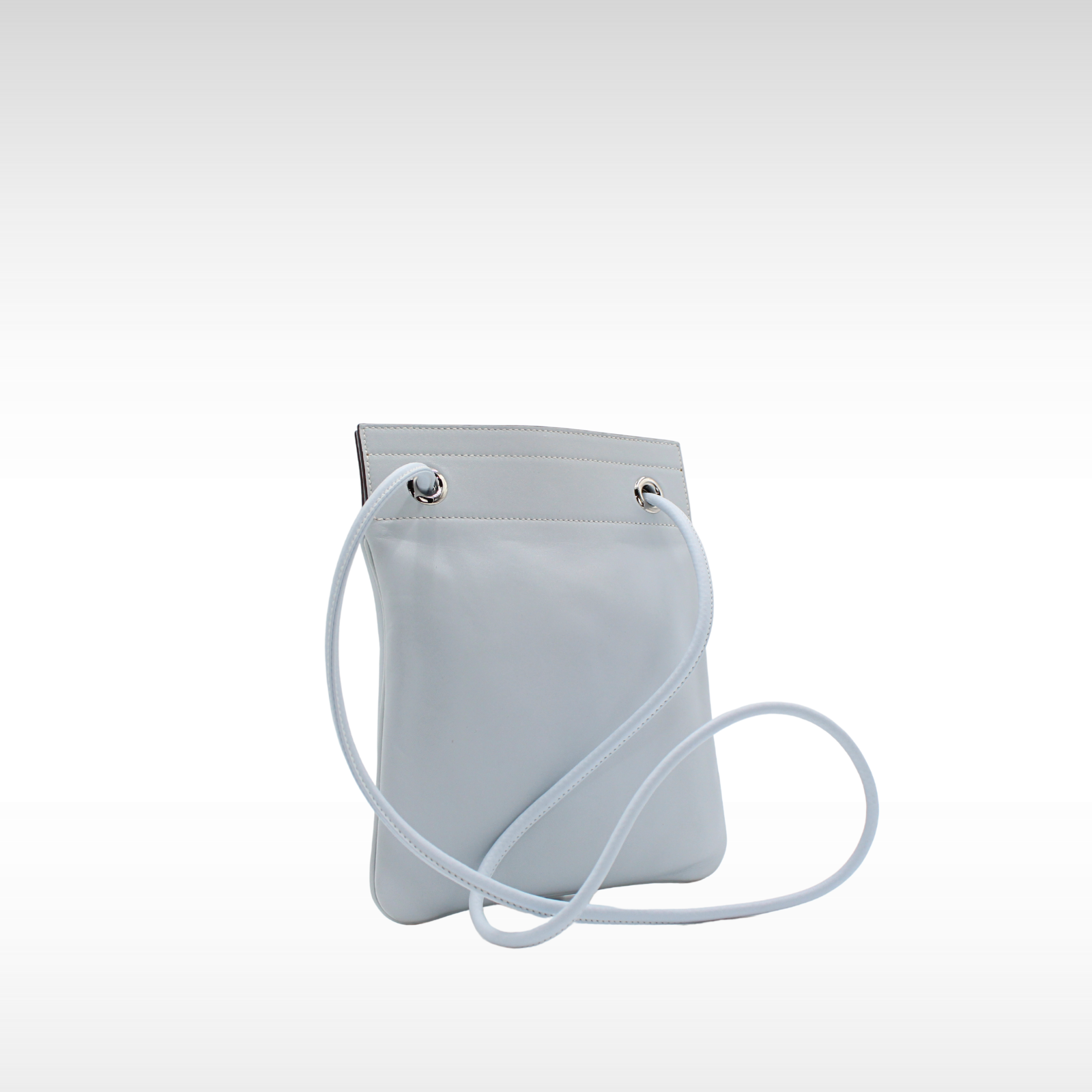 Sac Aline Mini Agneau Blue Blume Crossbody Bag