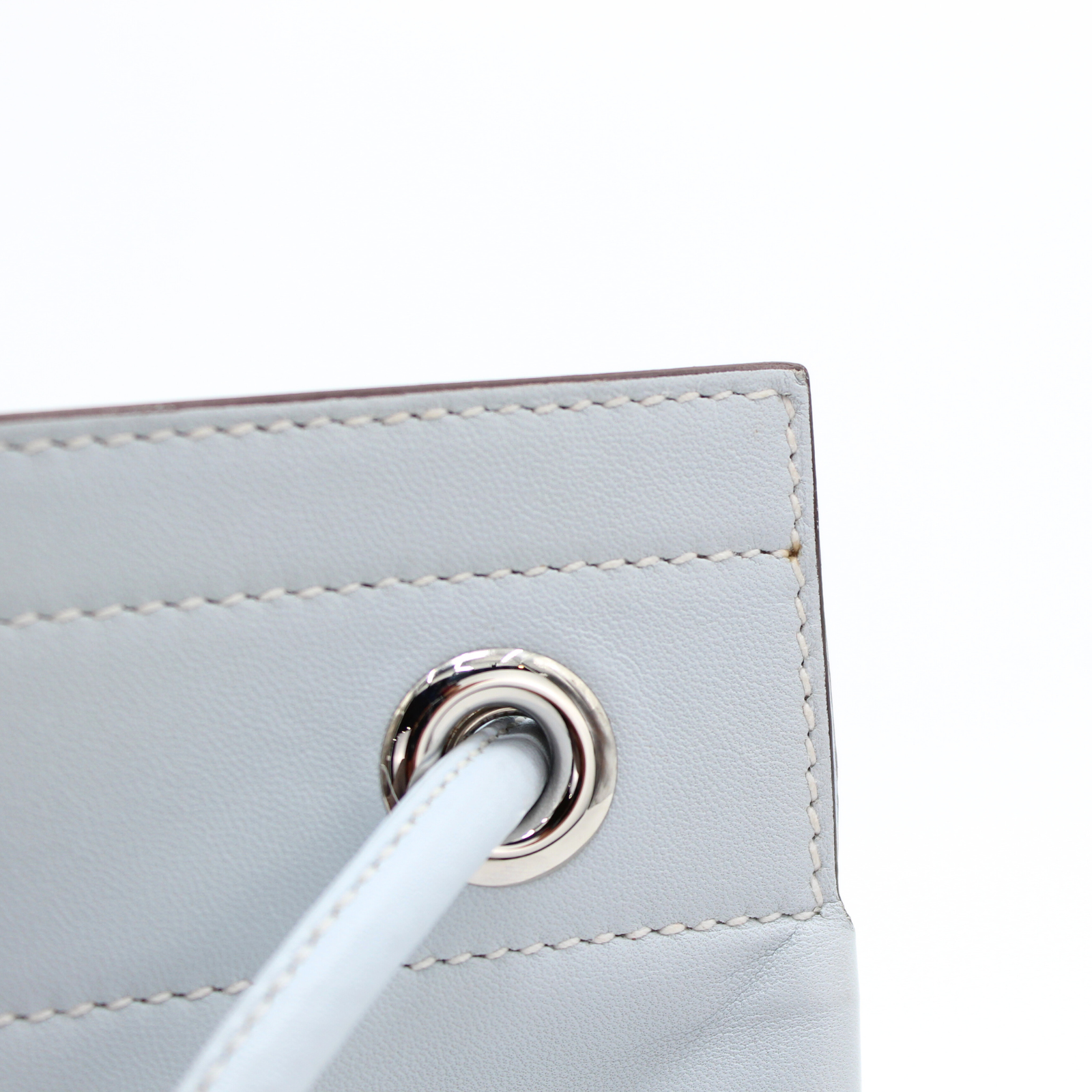 Sac Aline Mini Agneau Blue Blume Crossbody Bag