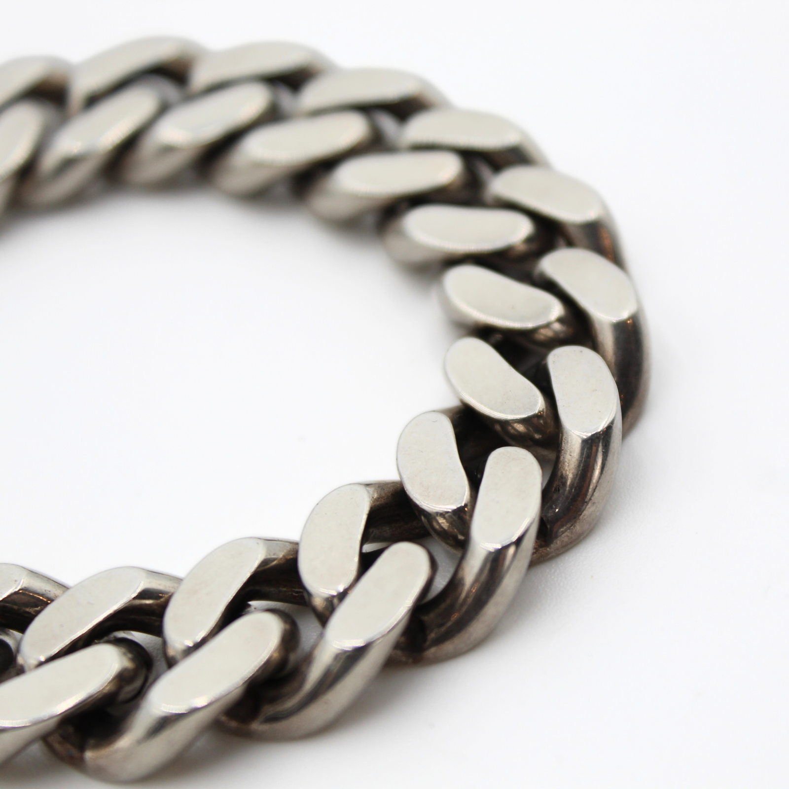 Chain Gourmette Brass Bracelet
