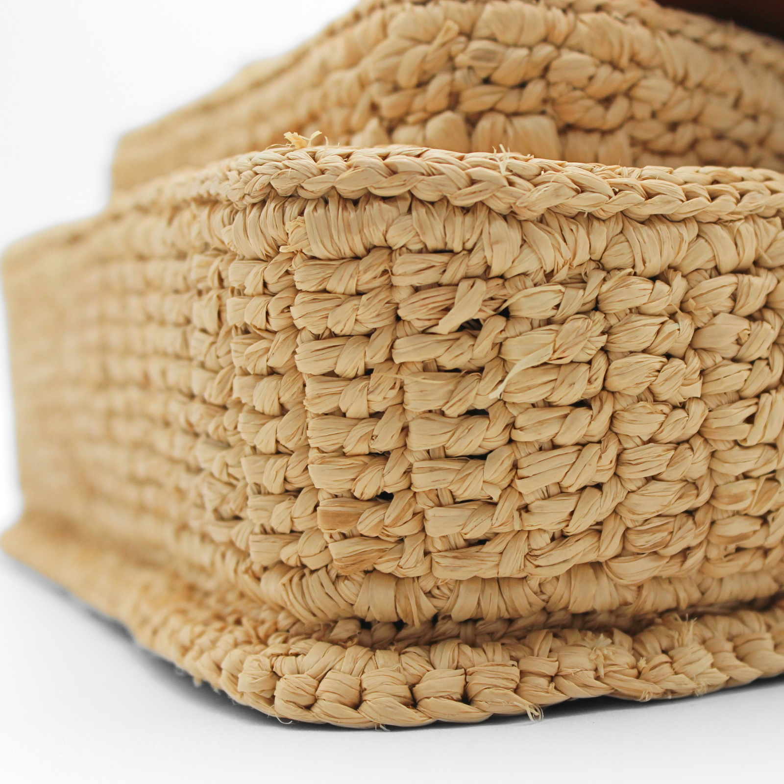 Niki Mini Raffia Shoulder Bag