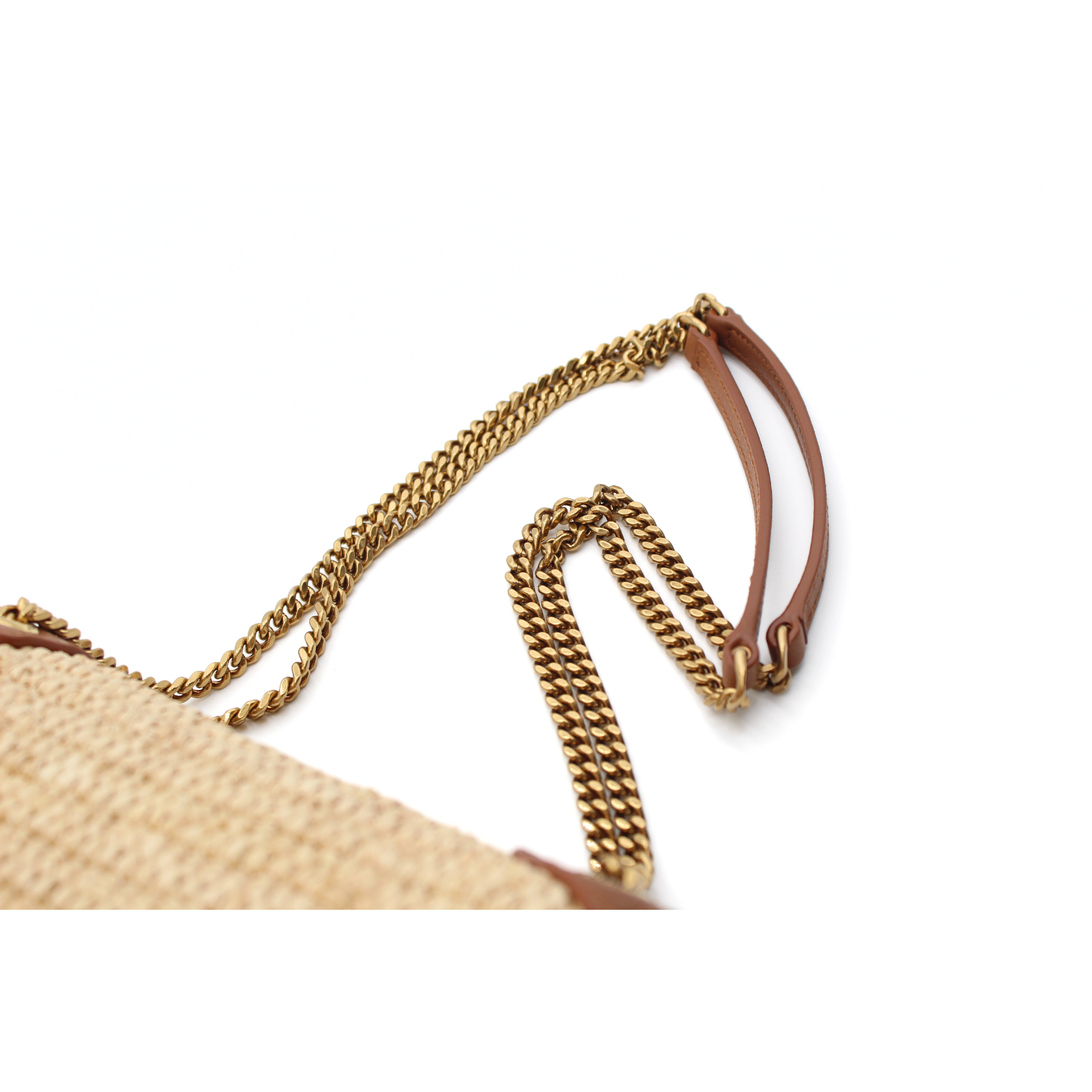 Niki Mini Raffia Shoulder Bag