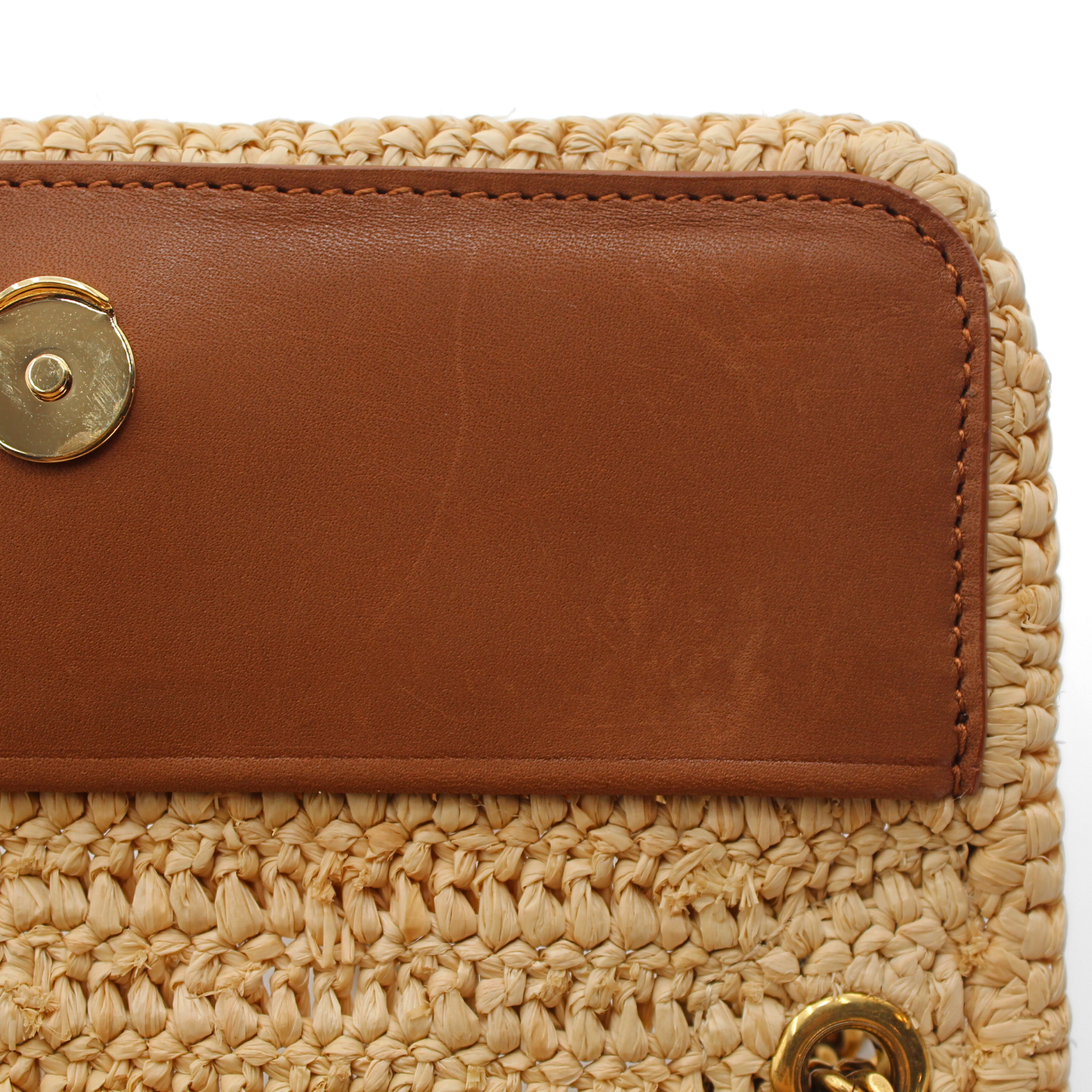 Niki Mini Raffia Shoulder Bag