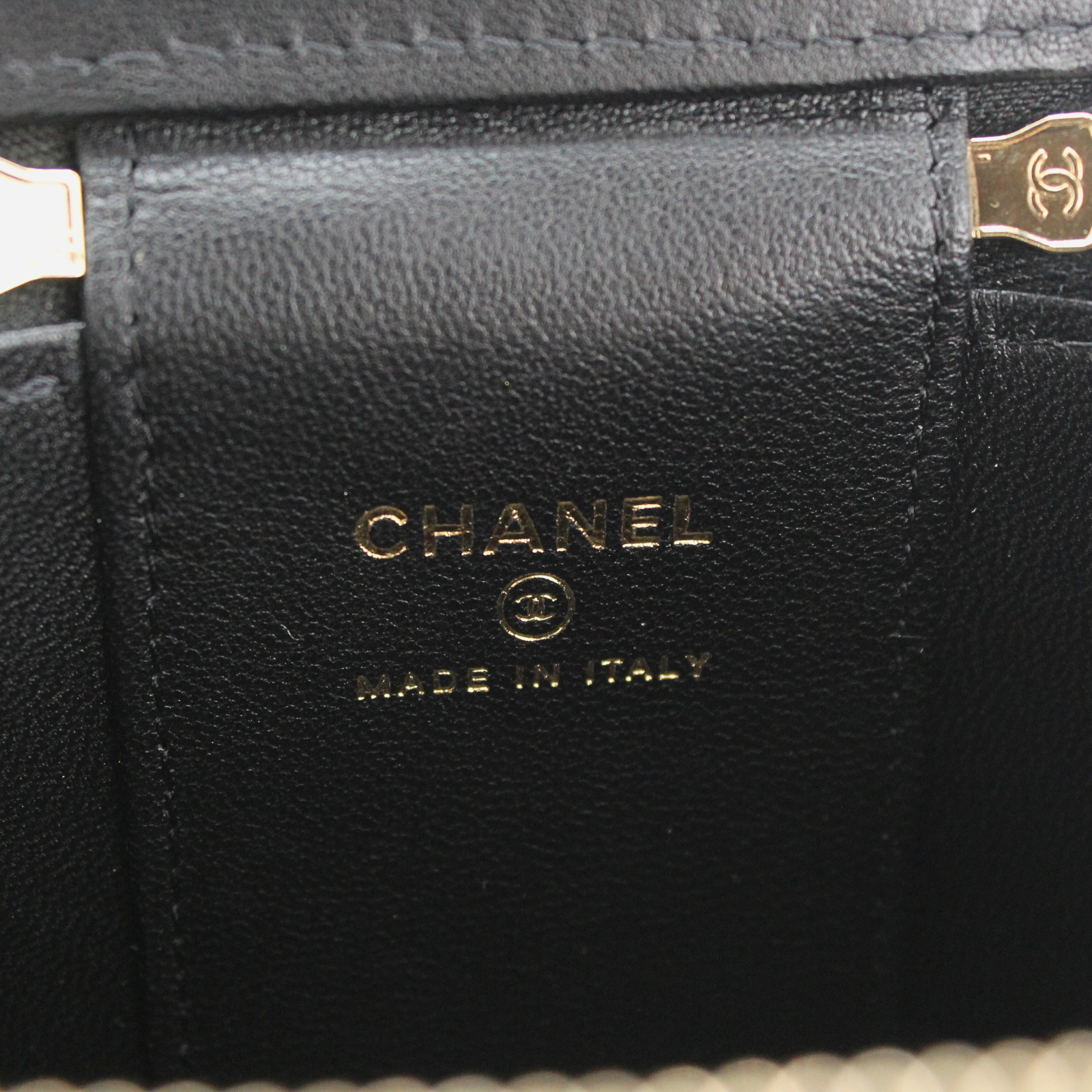 Lamb Black Vanity Bag