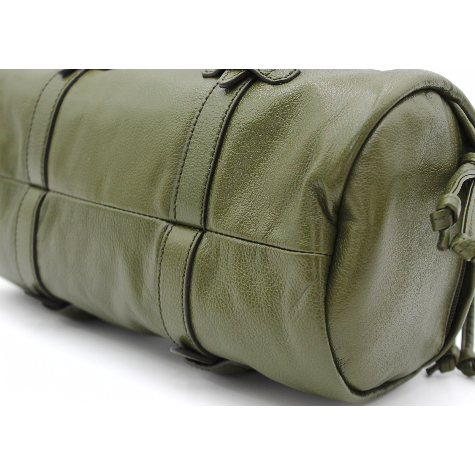 Double G Calf Khaki Handbag