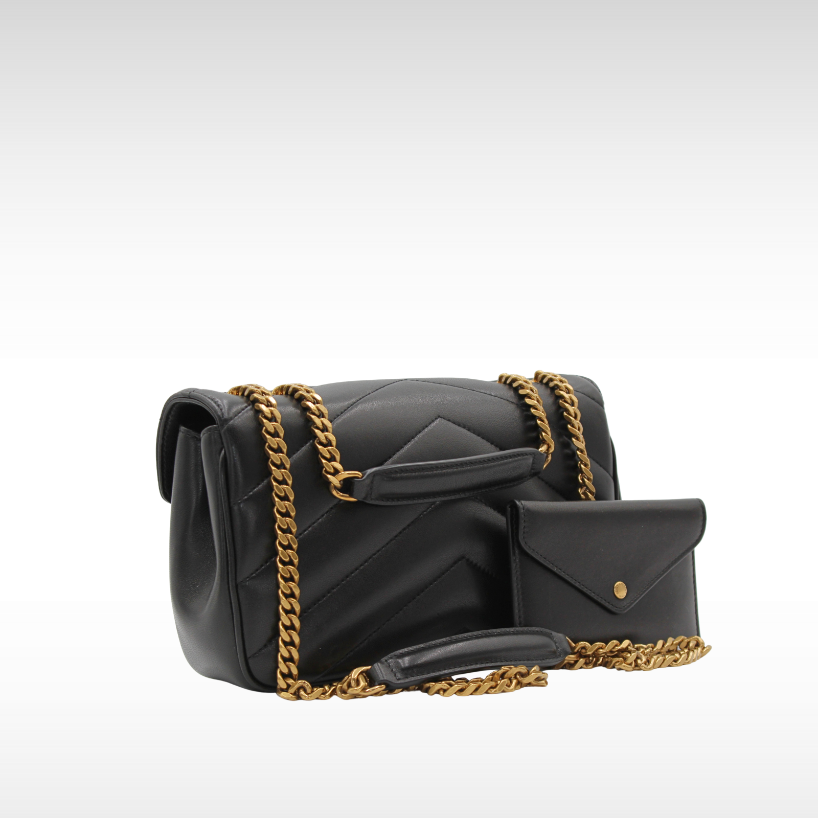 Loulou Lamb Small Shoulder Bag