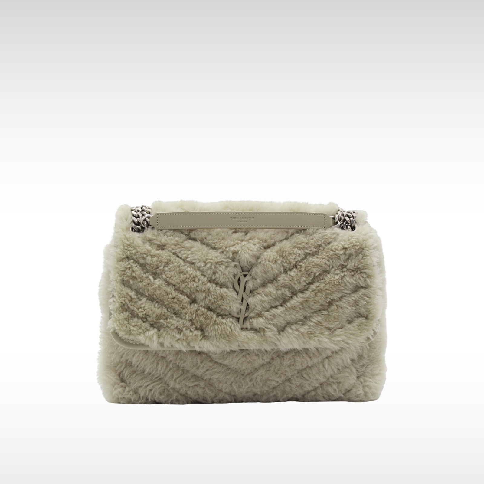 Niki Medium Shearling Shoulder Bag