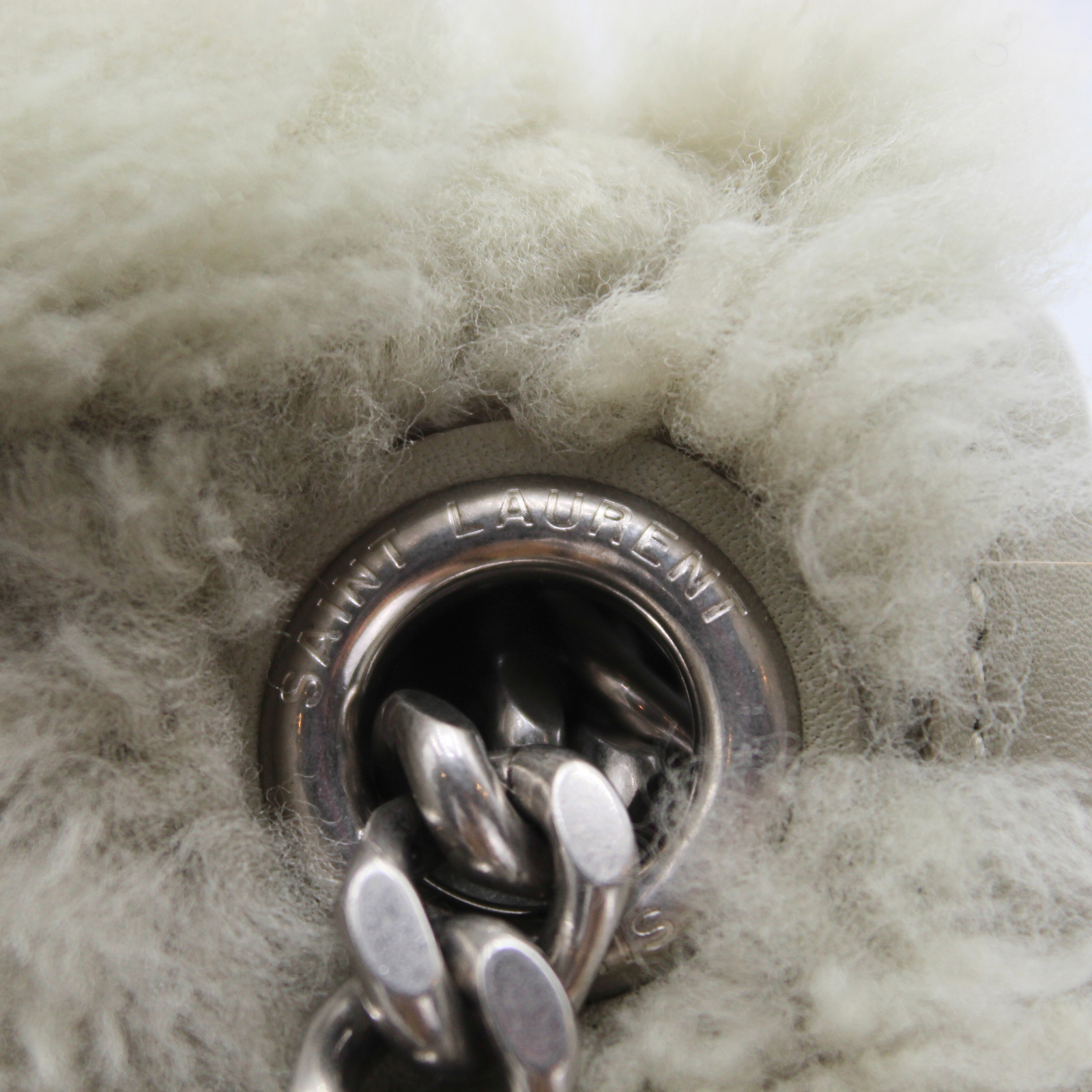 Niki Medium Shearling Shoulder Bag
