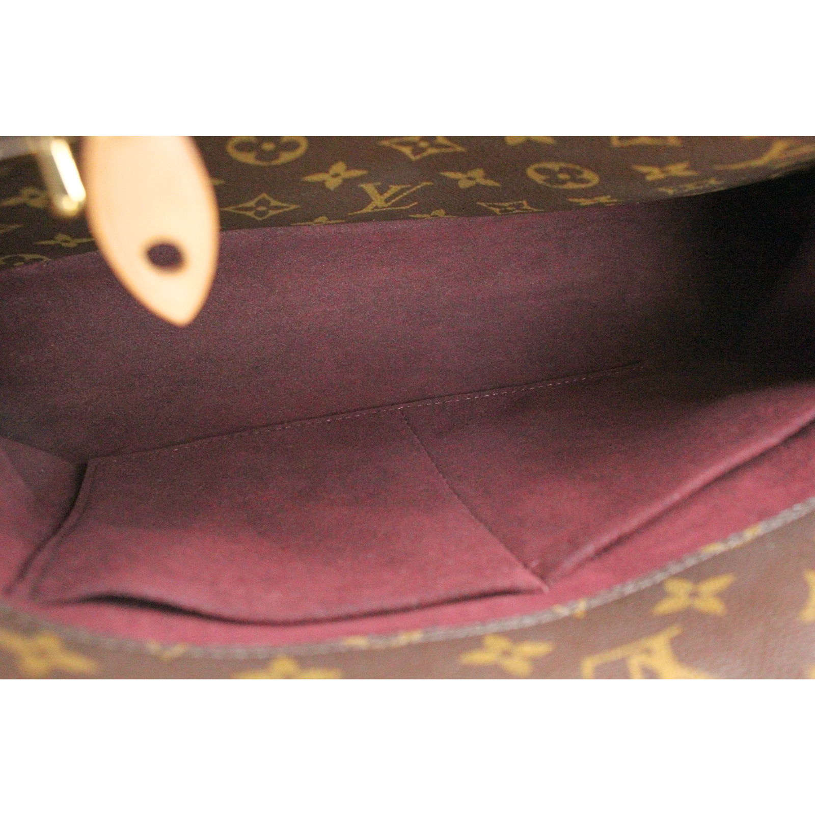 Montaigne MM Monogram Coated Canvas Marron Handbag