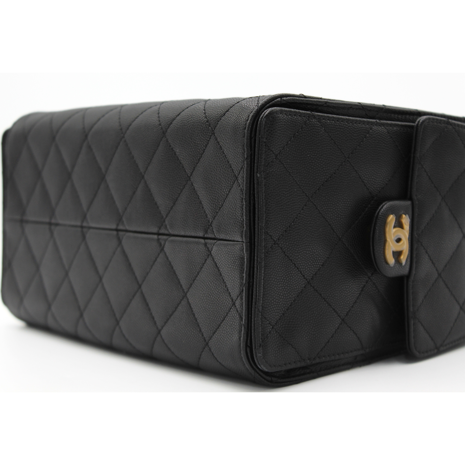 Chanel 25 Small Caviar Black Shoulder Bag