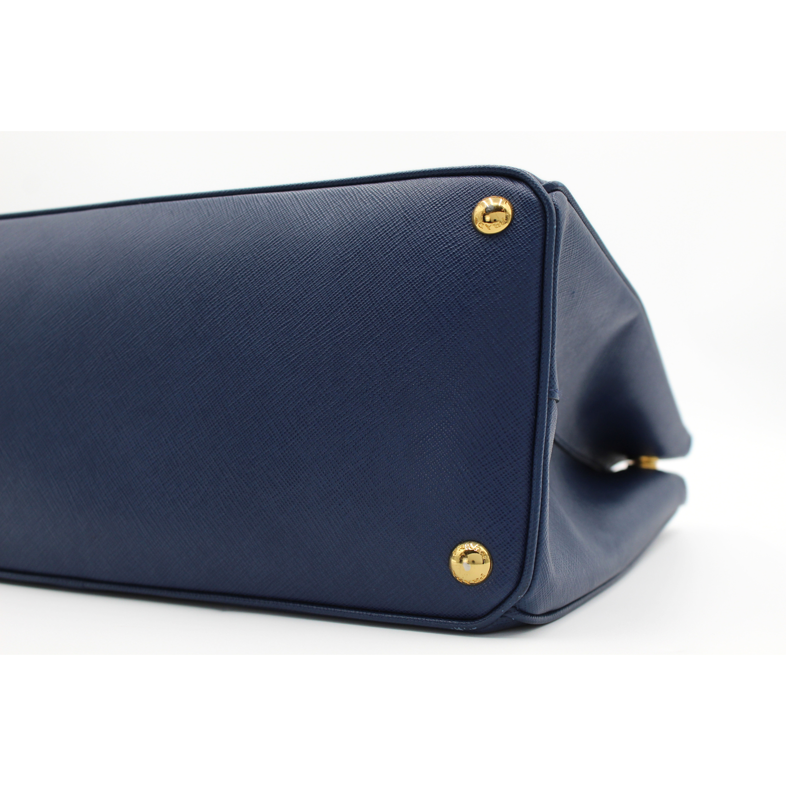 Galleria Calf Blue Handbag