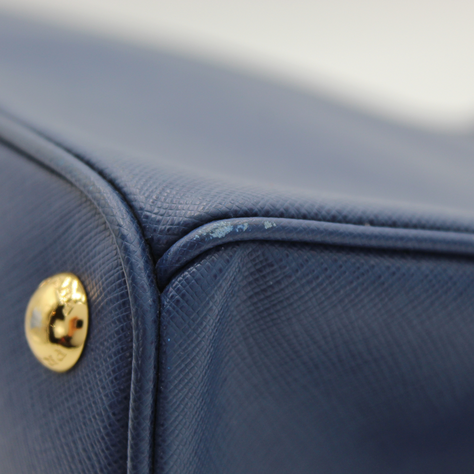 Galleria Calf Blue Handbag