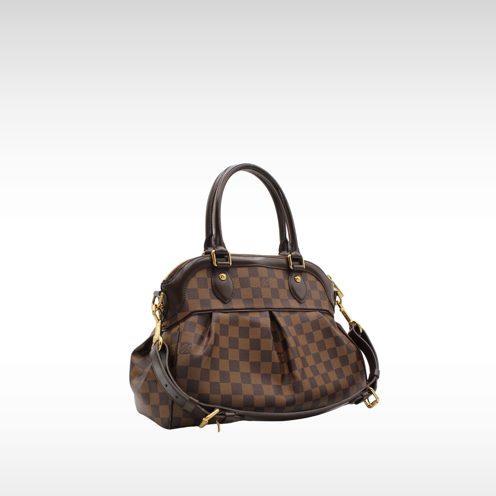 Trevi PM Damier Coated Canvas Ebene Handbag