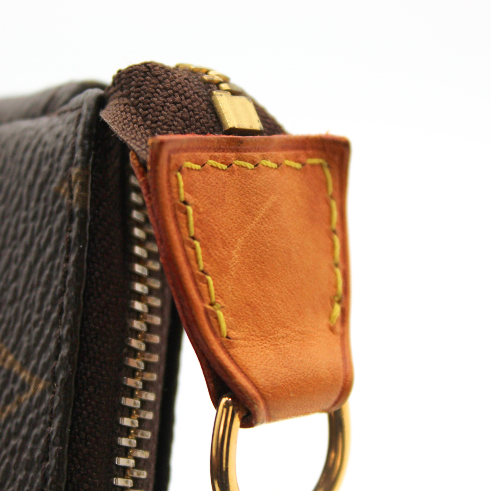 Pochette Accessoires Mini Monogram Coated Canvas Marron Pouch