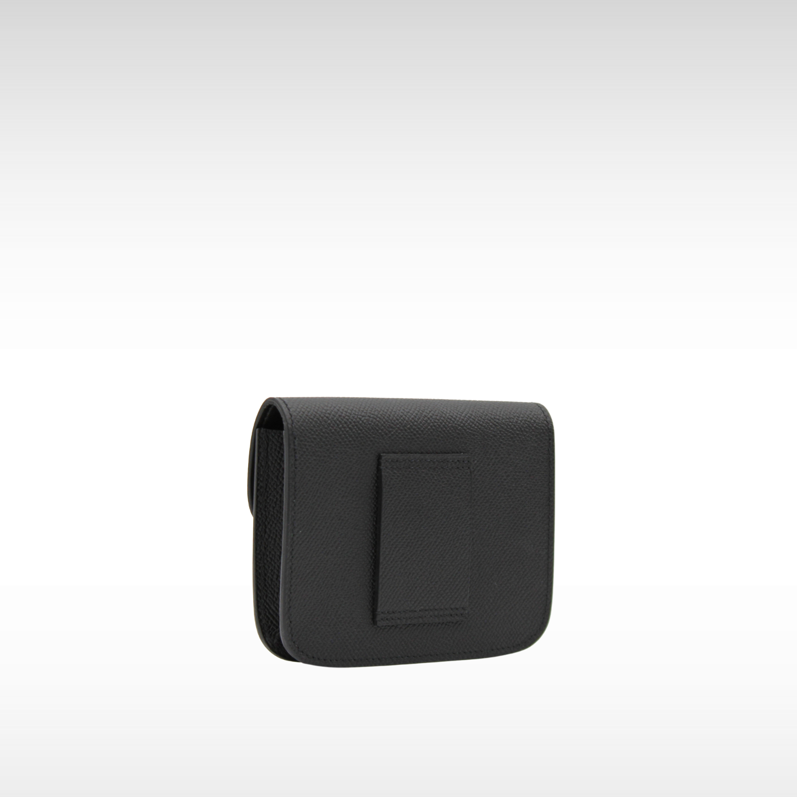Constance Slim Epsom Black Wallet