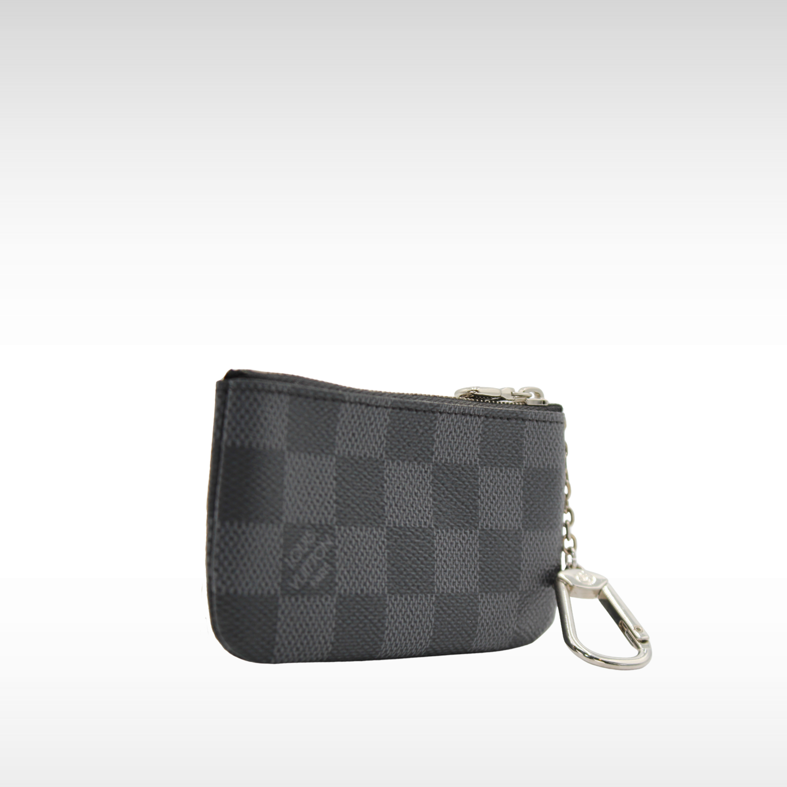Pochette Cle Damier Graphite Coated Canvas Coin Case