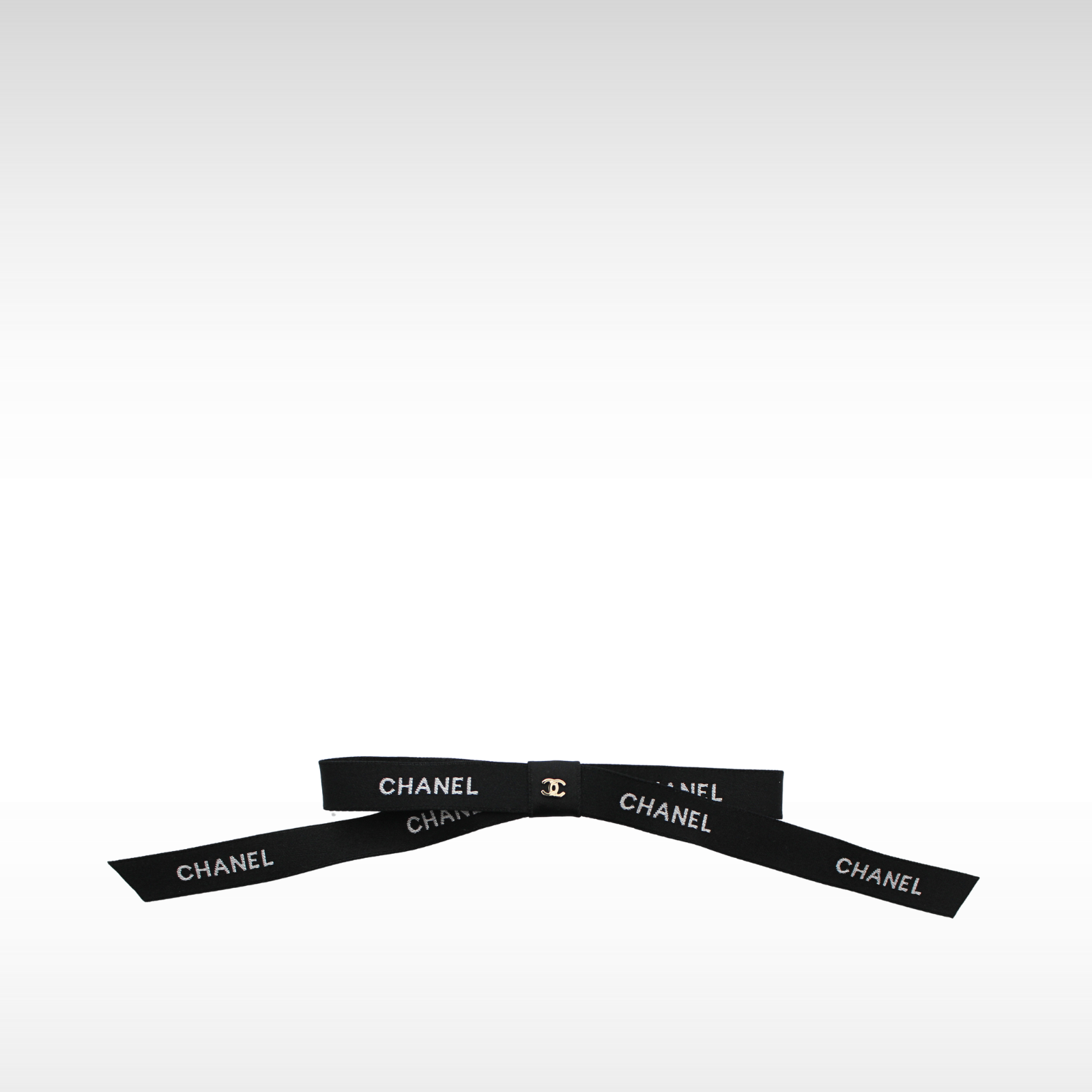 Bow Barette Silk Black Hair Accessory