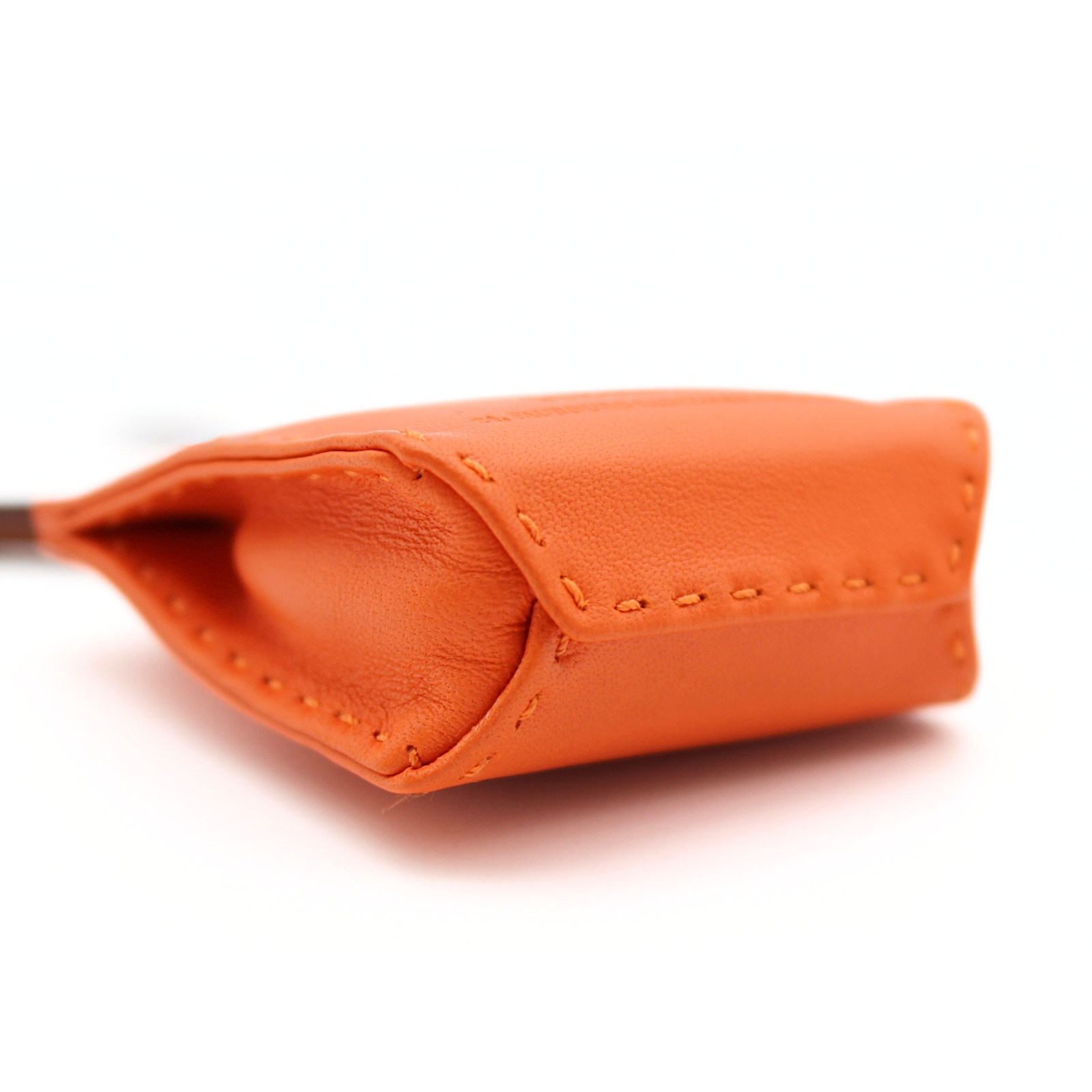 Sac Orange Agneau Feu Bag Charm