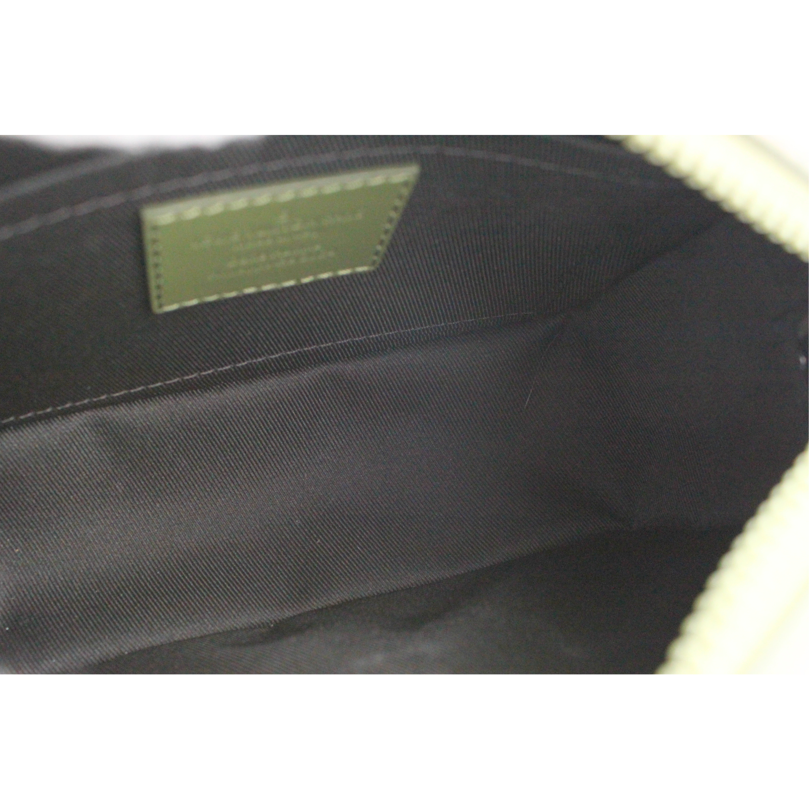 Soft Trunk Mini Damoflage Coated Canvas Vert Shoulder Bag