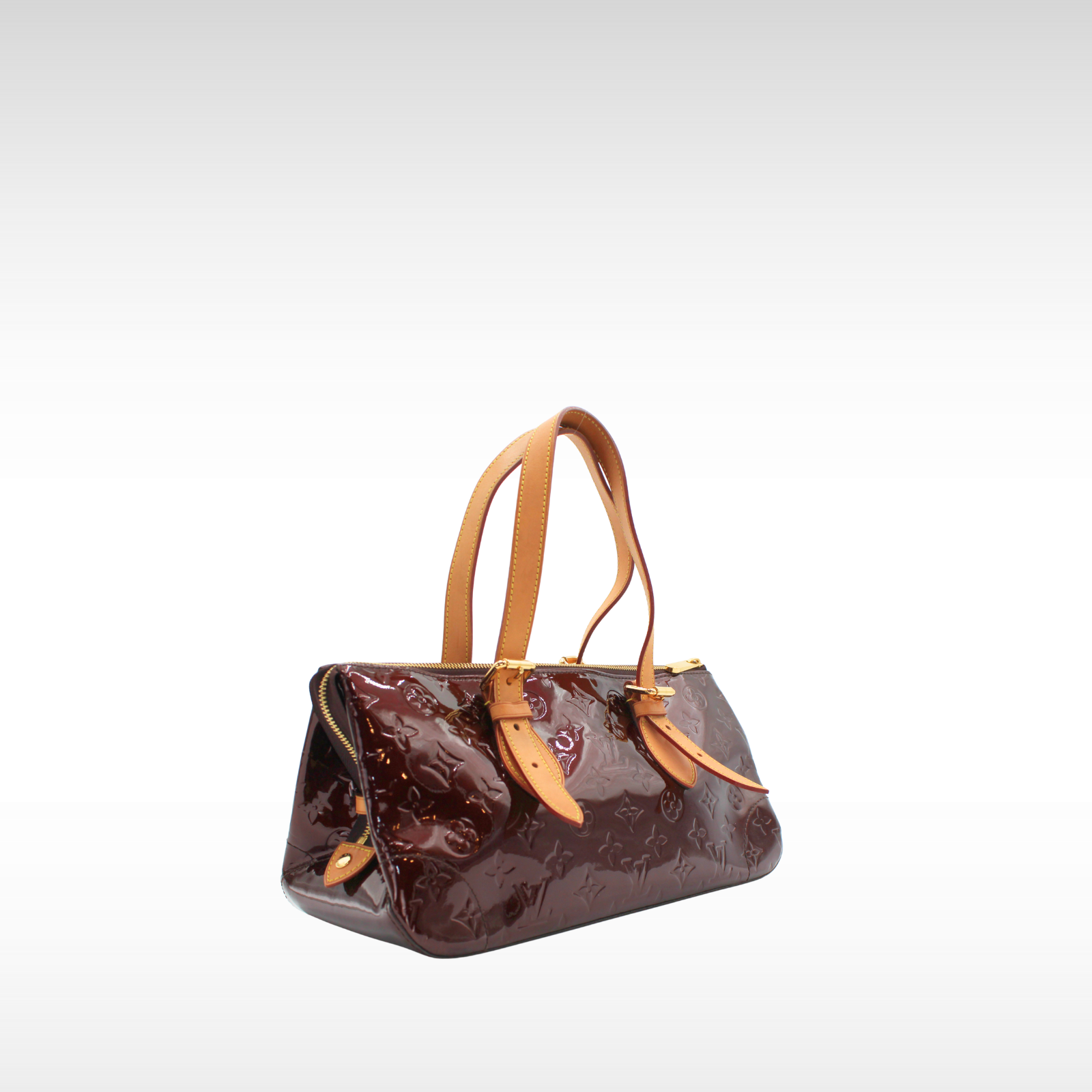 Rosewood Avenue Vernis Enamel Amarante Shoulder Bag
