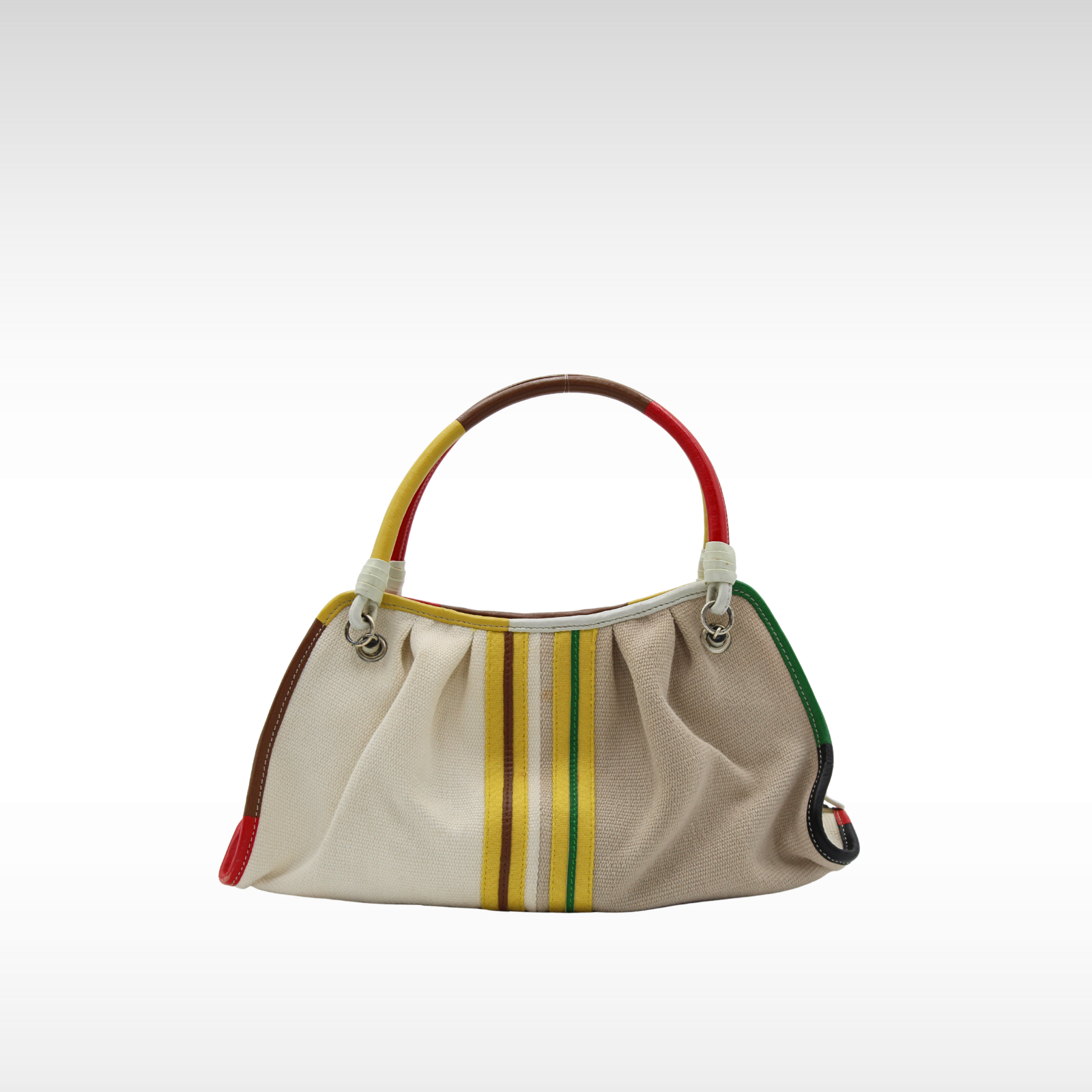 Canvas Multicolor Handbag