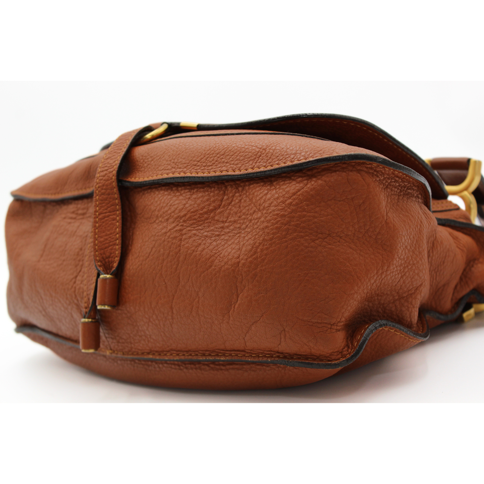 Marcie Medium Calf Brown Handbag