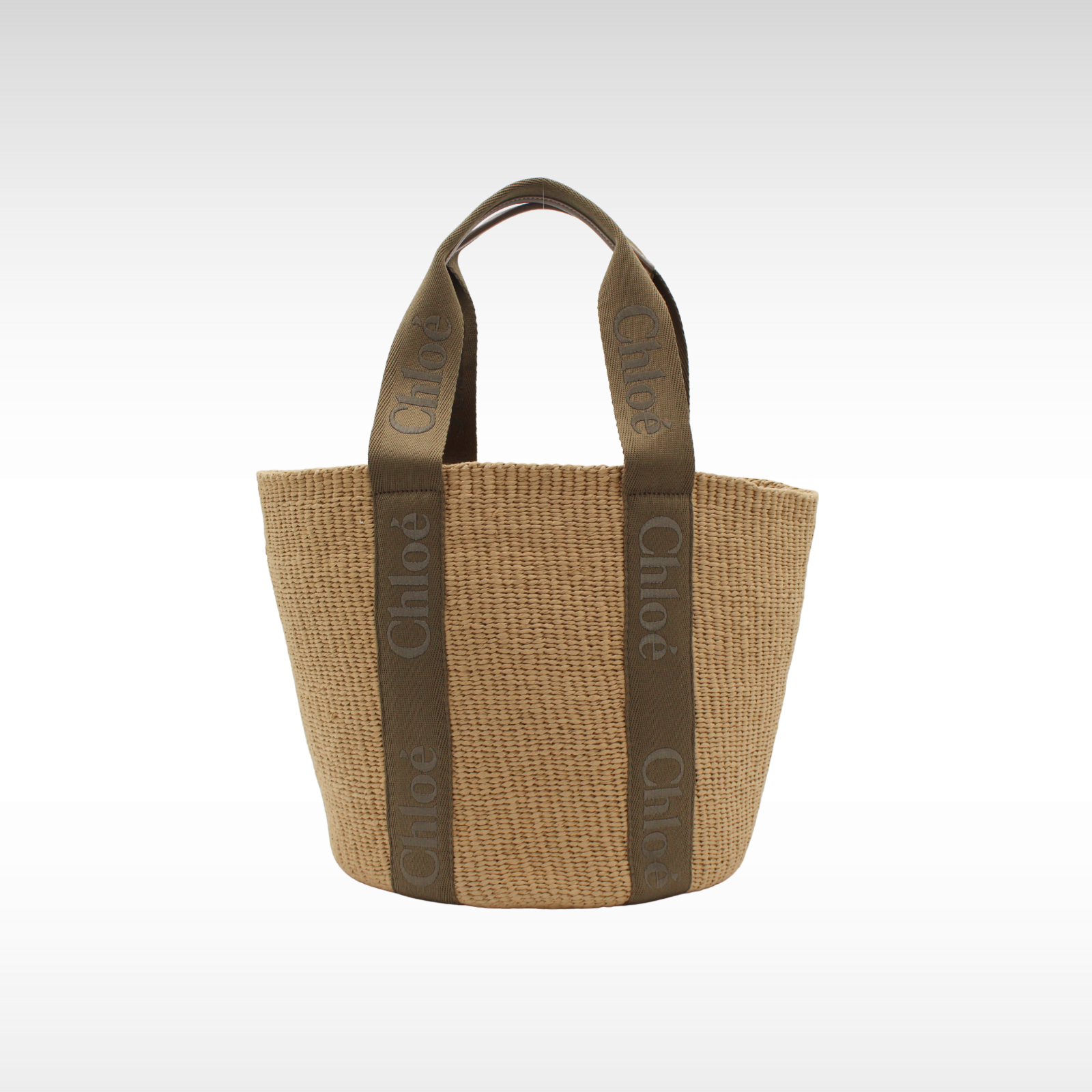 Woody Large Mifuko Raffia Natural Tote Bag