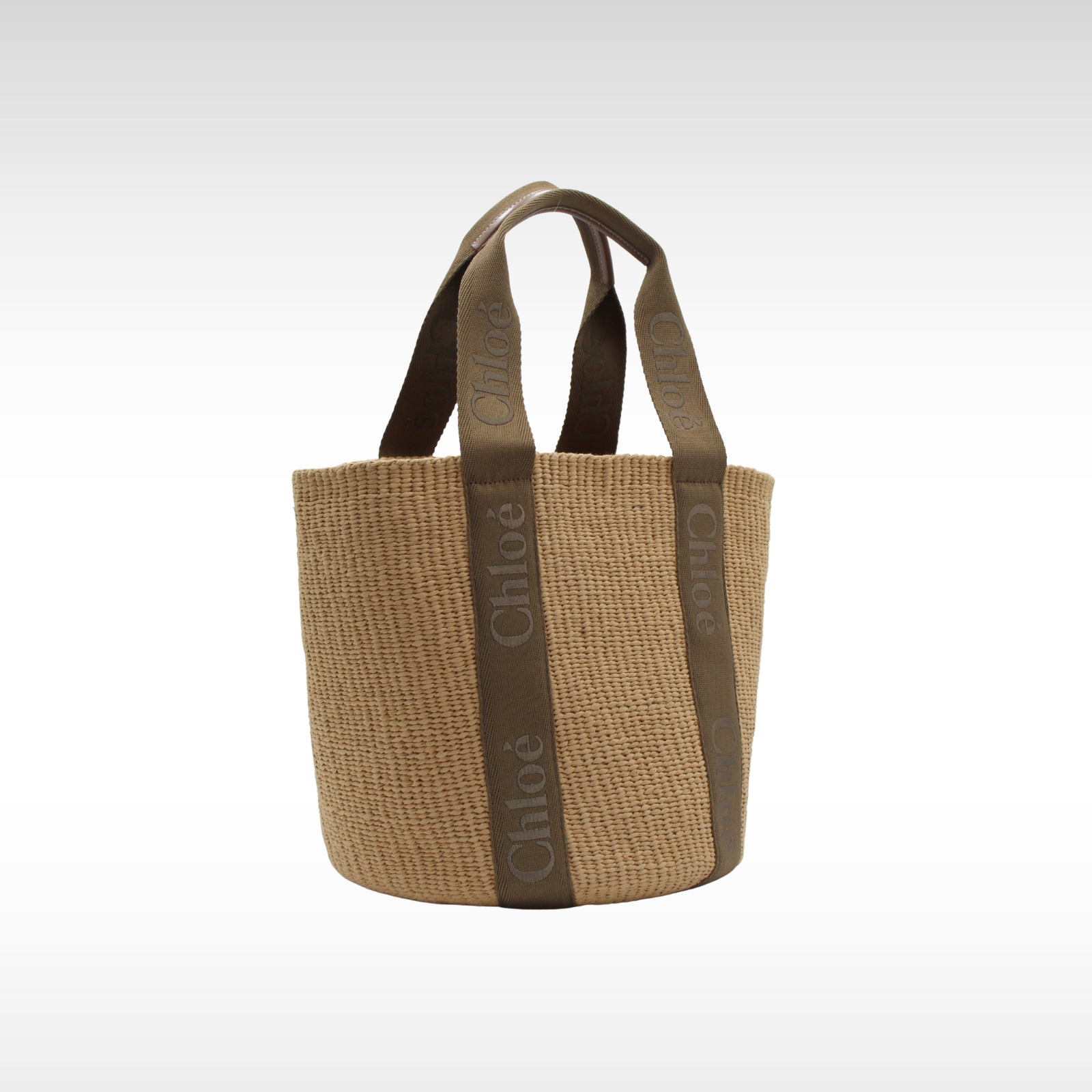Woody Large Mifuko Raffia Natural Tote Bag